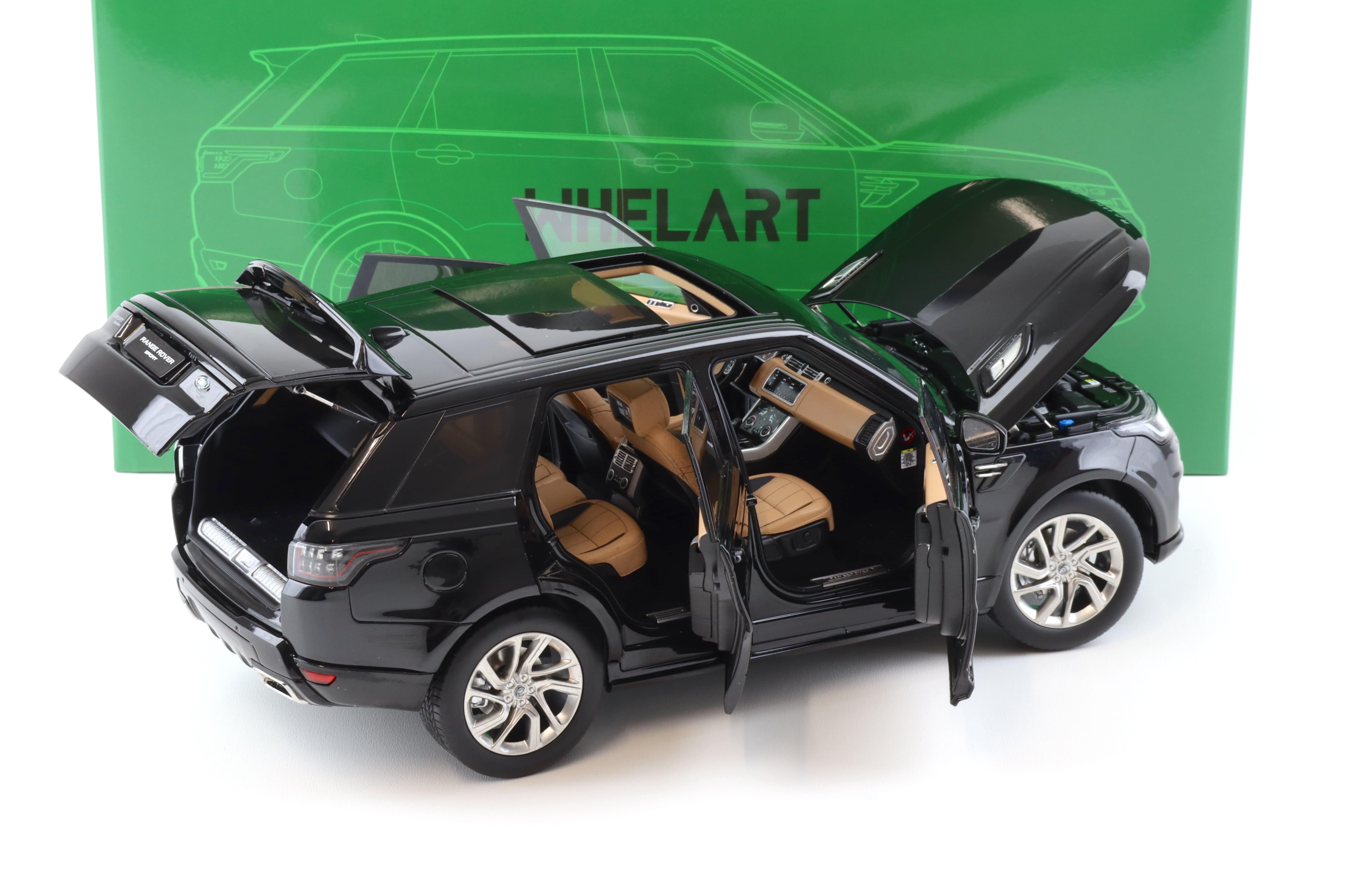 1:18 WHELART Range Rover Sport 2018 black / silver wheels 