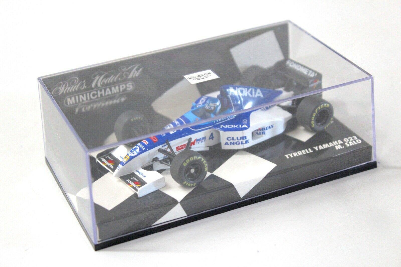 1:43 Minichamps Tyrrell Yamaha 023 M.Salo #4 