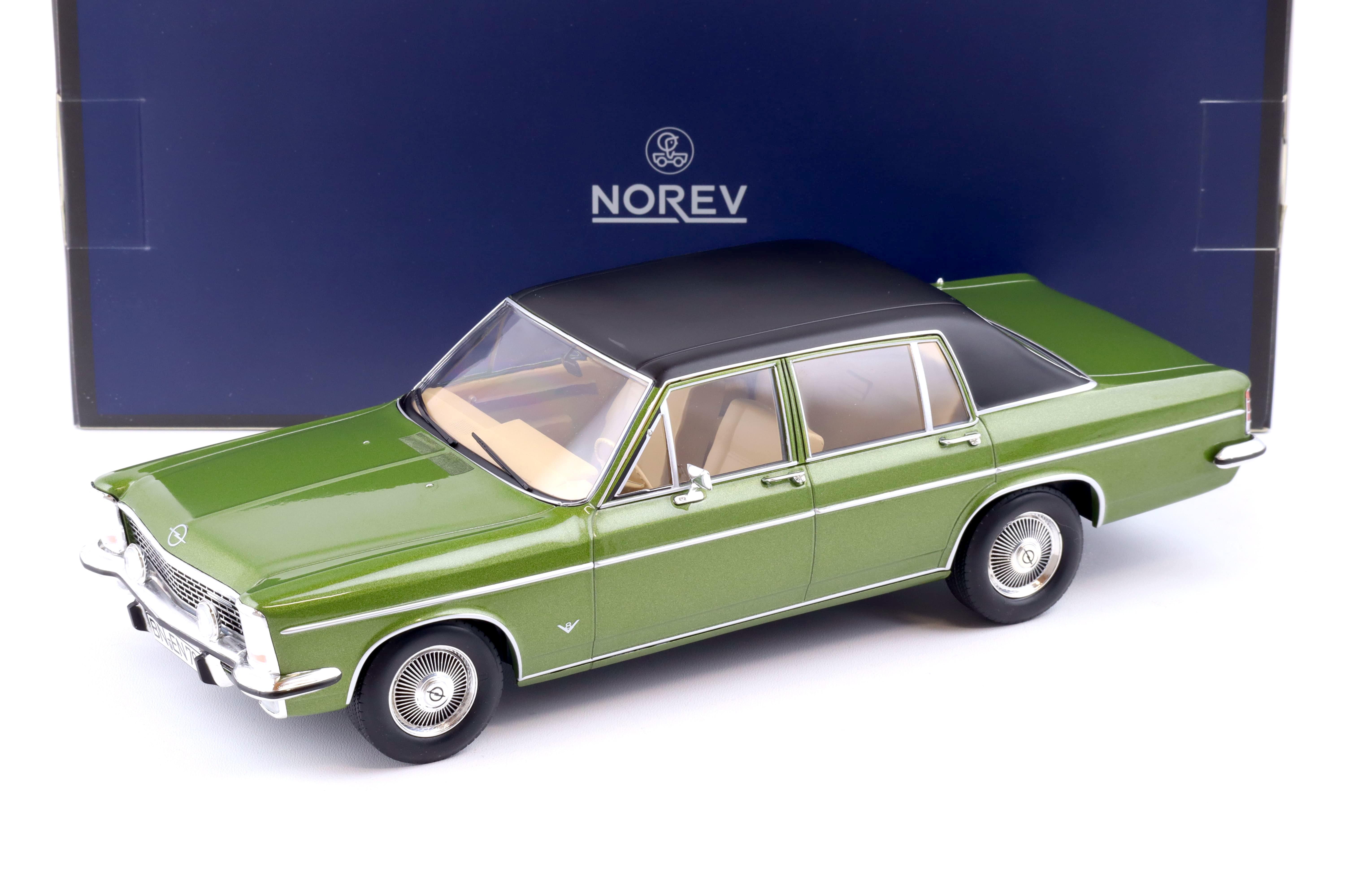 1:18 Norev Opel Diplomat V8 Limousine 1969 green metallic - Limited 300 pcs.