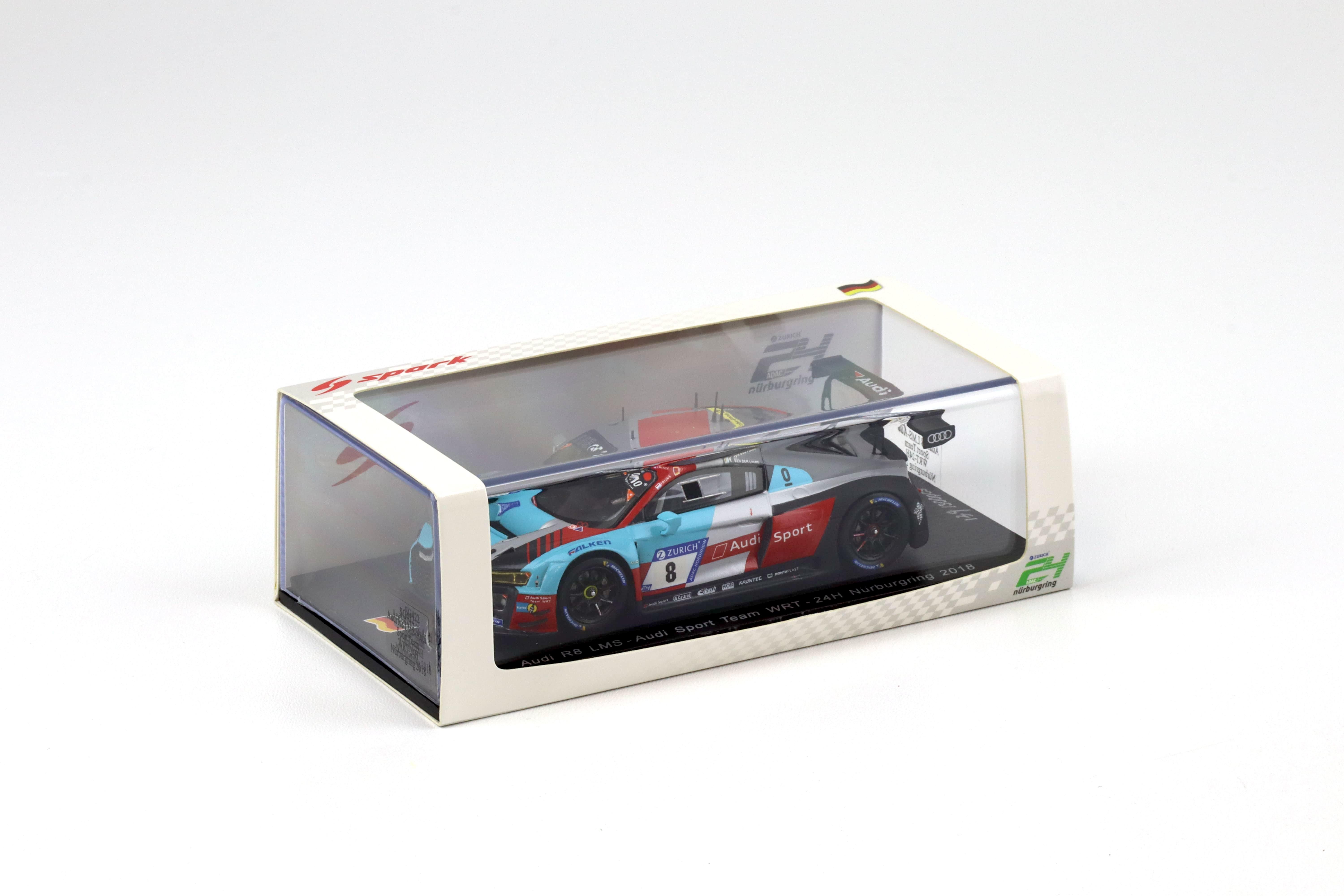1:43 Spark Audi R8 LMS Audi Sport Team WRT 24h Nürburgring 2018 #8