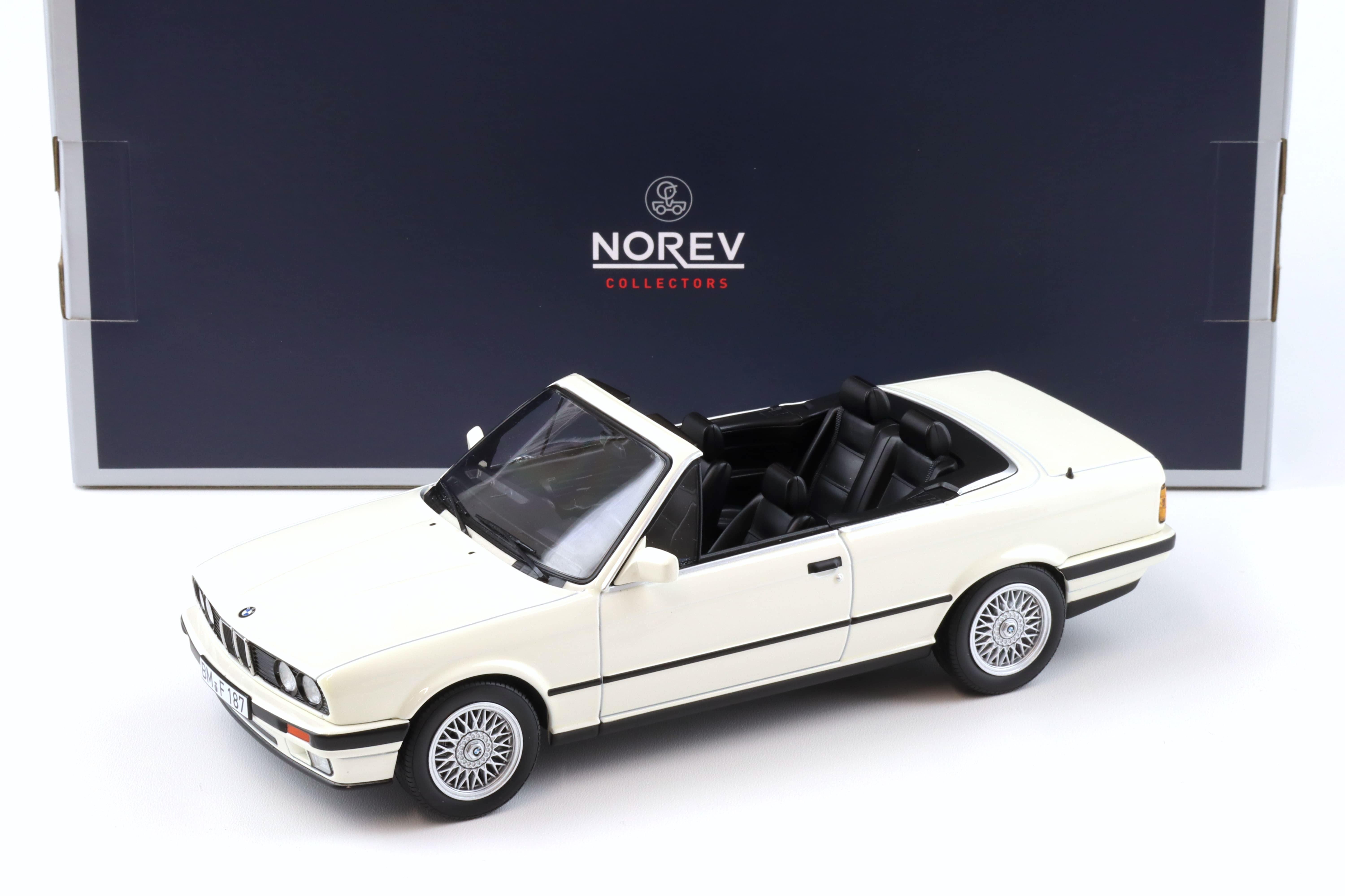 1:18 Norev BMW 325i (E30) Cabriolet 1991 Alpine white 183213