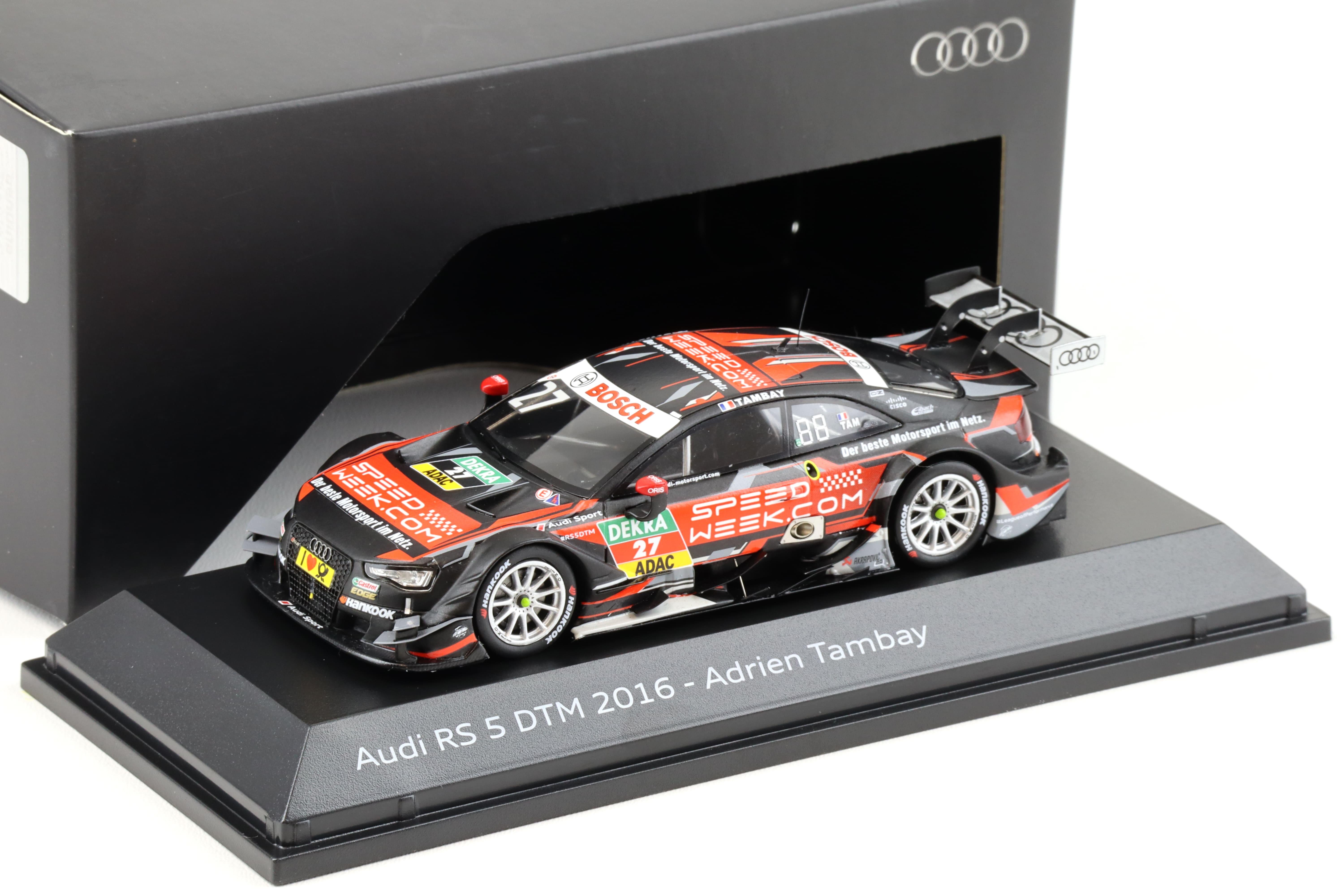 1:43 Spark Audi RS5 DTM 2016 #27 Adrien Tambay DEALER VERSION