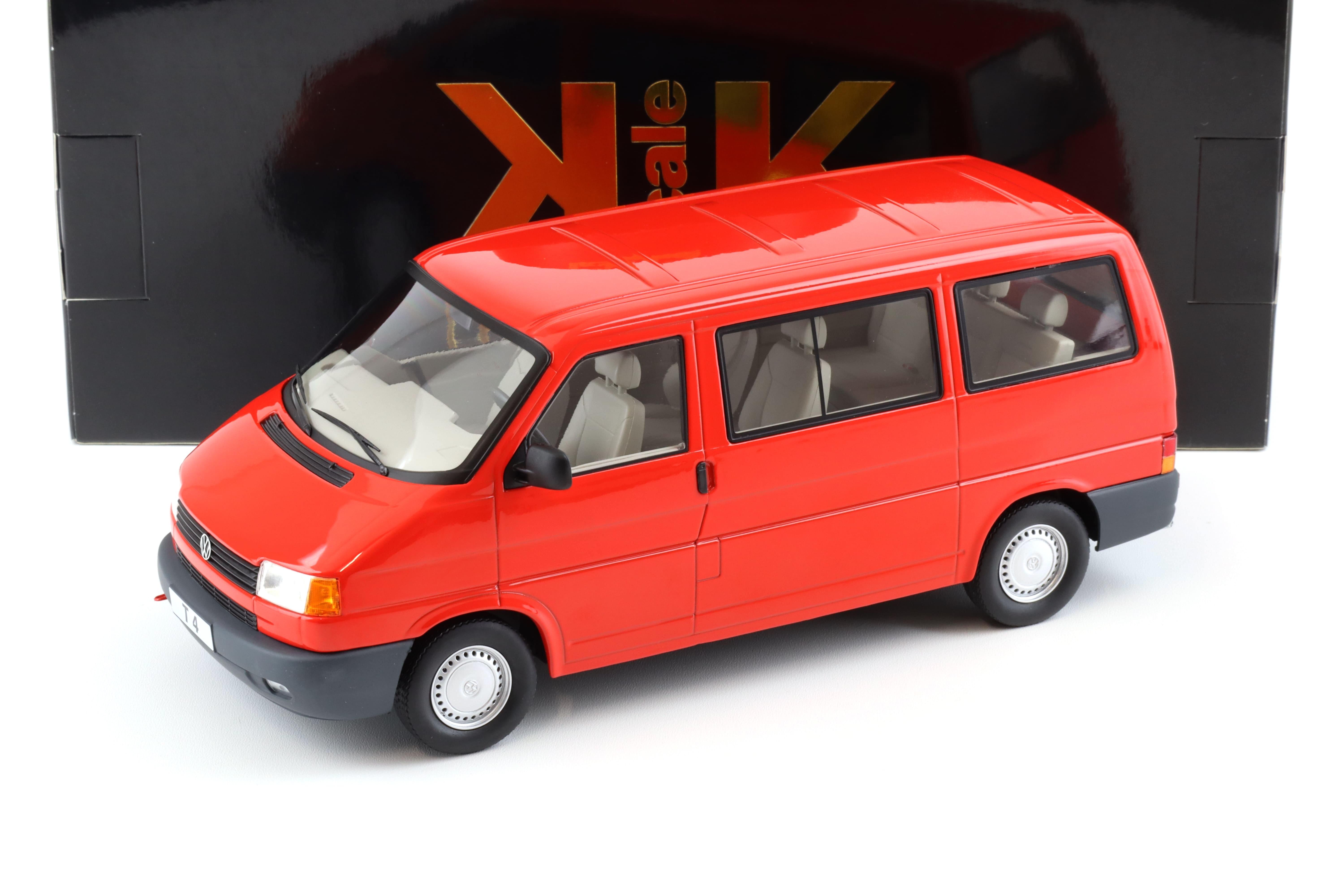 1:18 KK-Scale VW T4 Caravelle Bus 1992 red