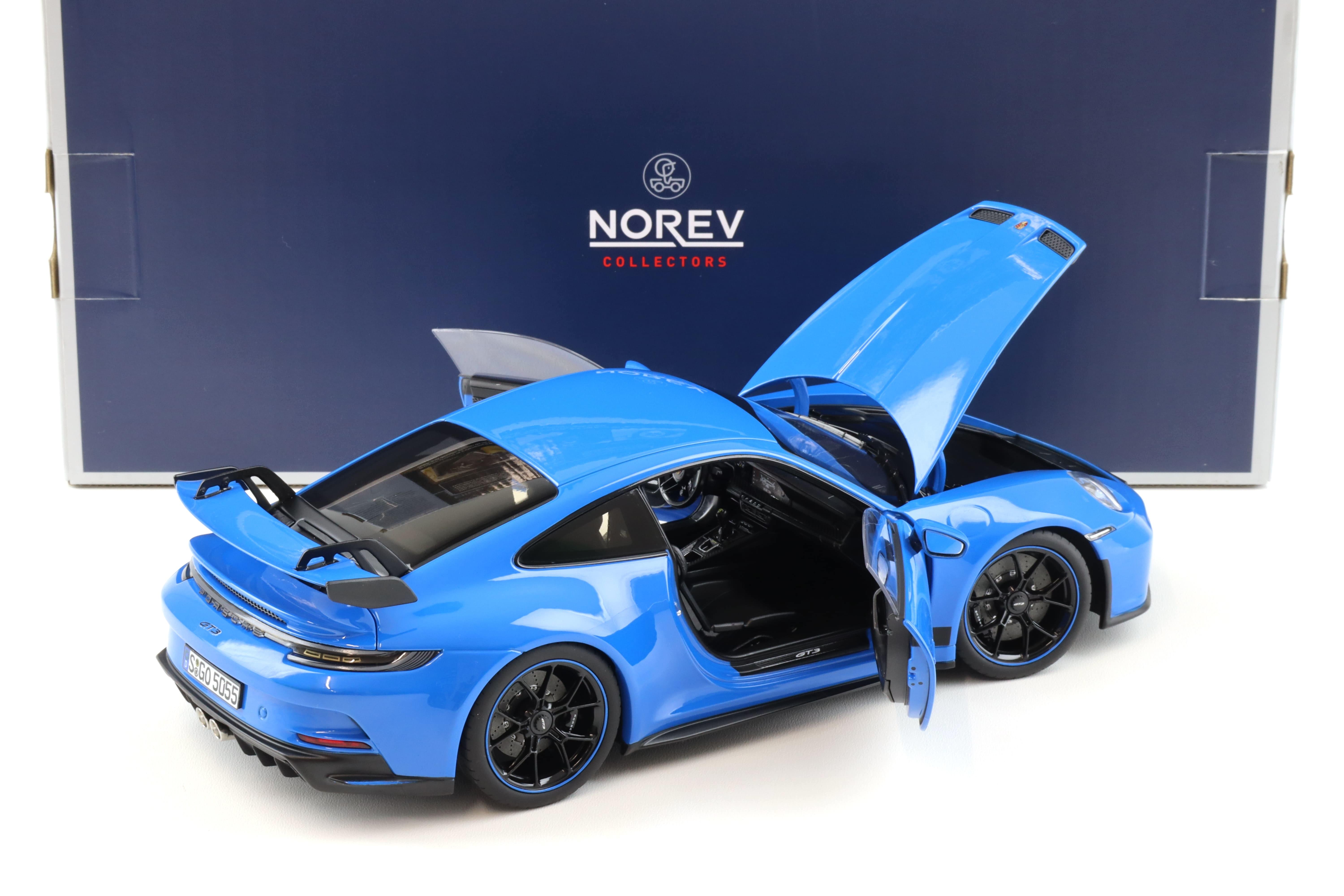 1:18 Norev Porsche 911 (992) GT3 Coupe Shark blue 2021 - Limited 504 pcs.