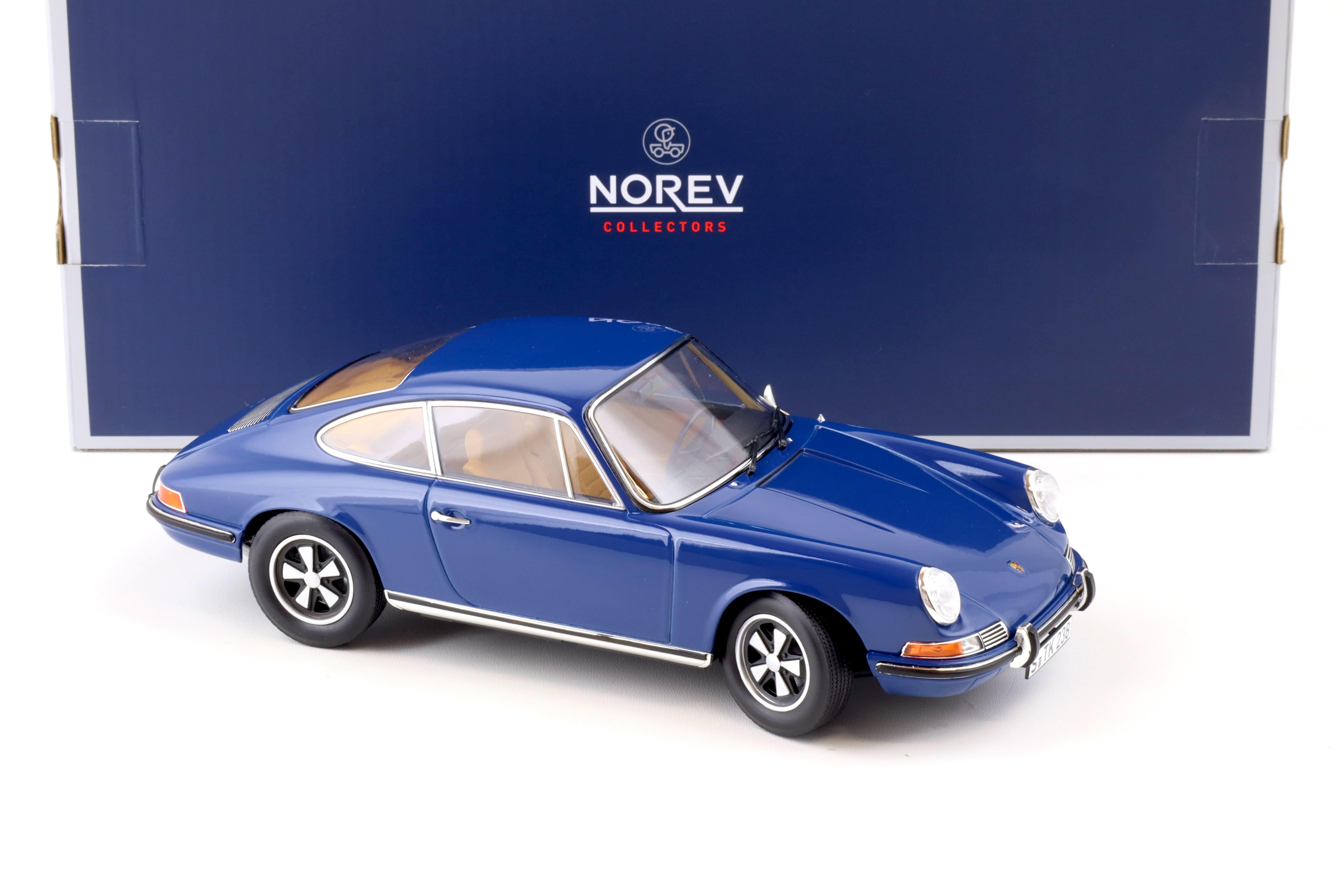 1:18 Norev Porsche 911 S Coupe 1969 blue 
