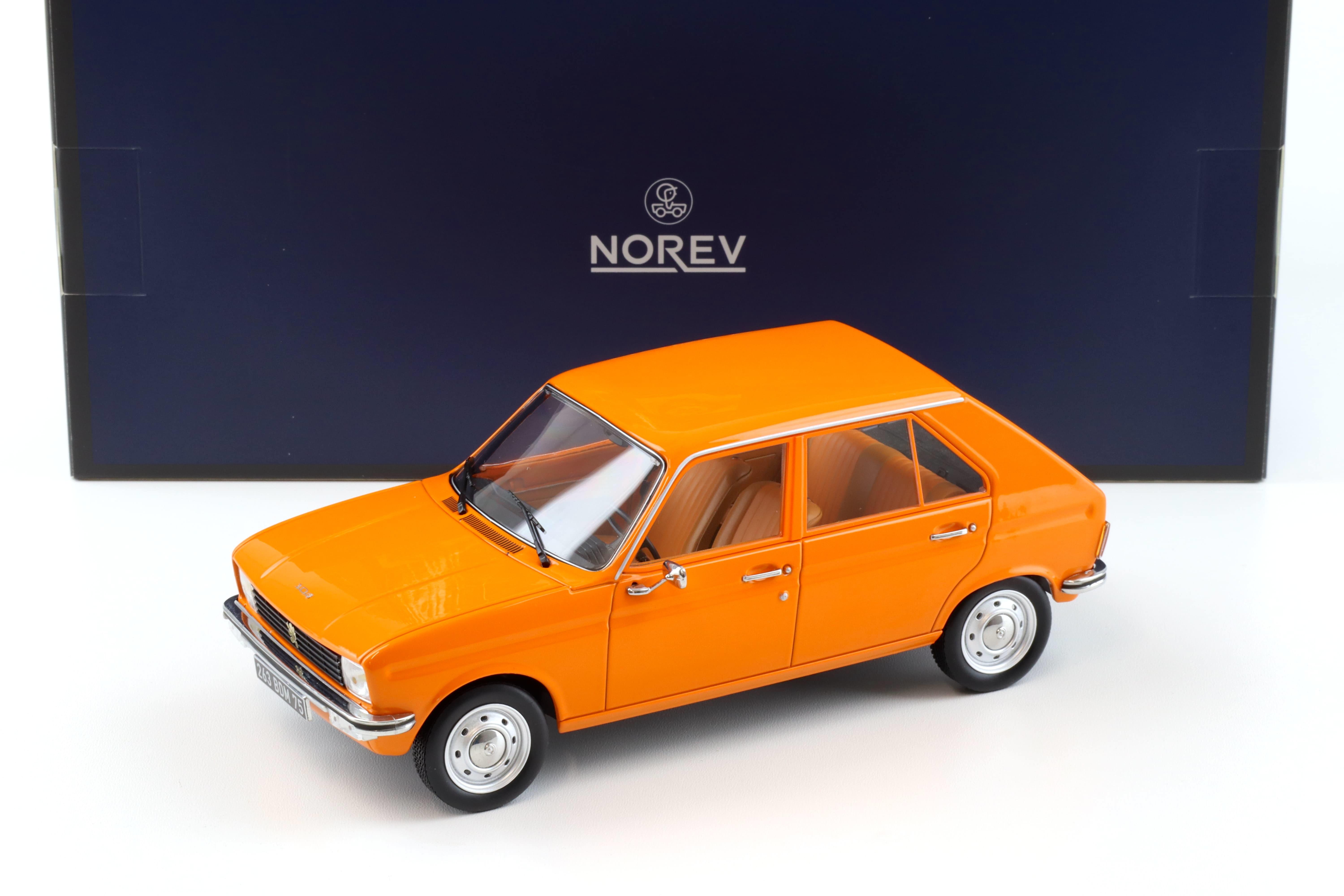 1:18 Norev Peugeot 104 GL 1977 orange - Limited 300 pcs.