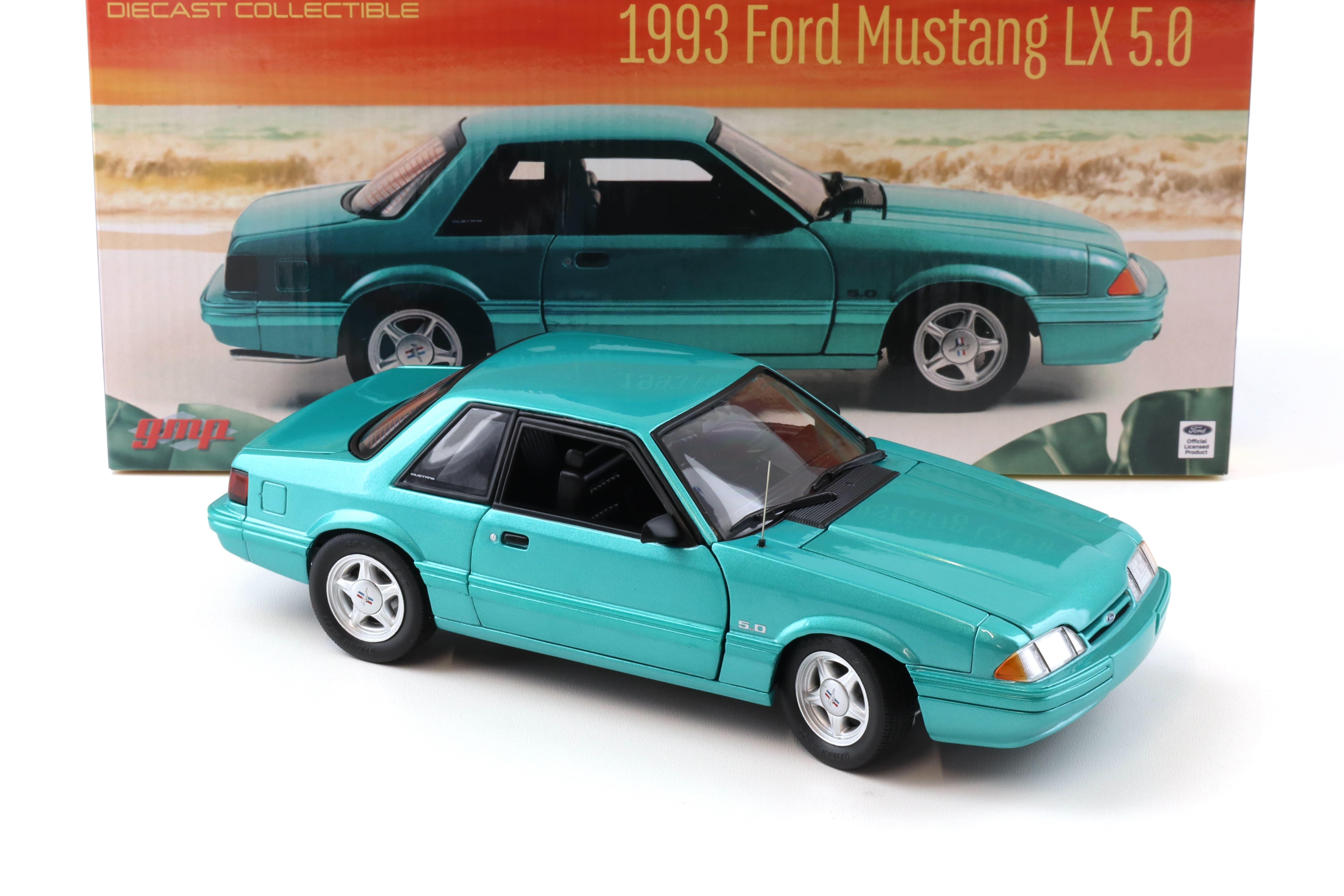 1:18 GMP 1993 Ford Mustang LX 5.0 Coupe Calypso green