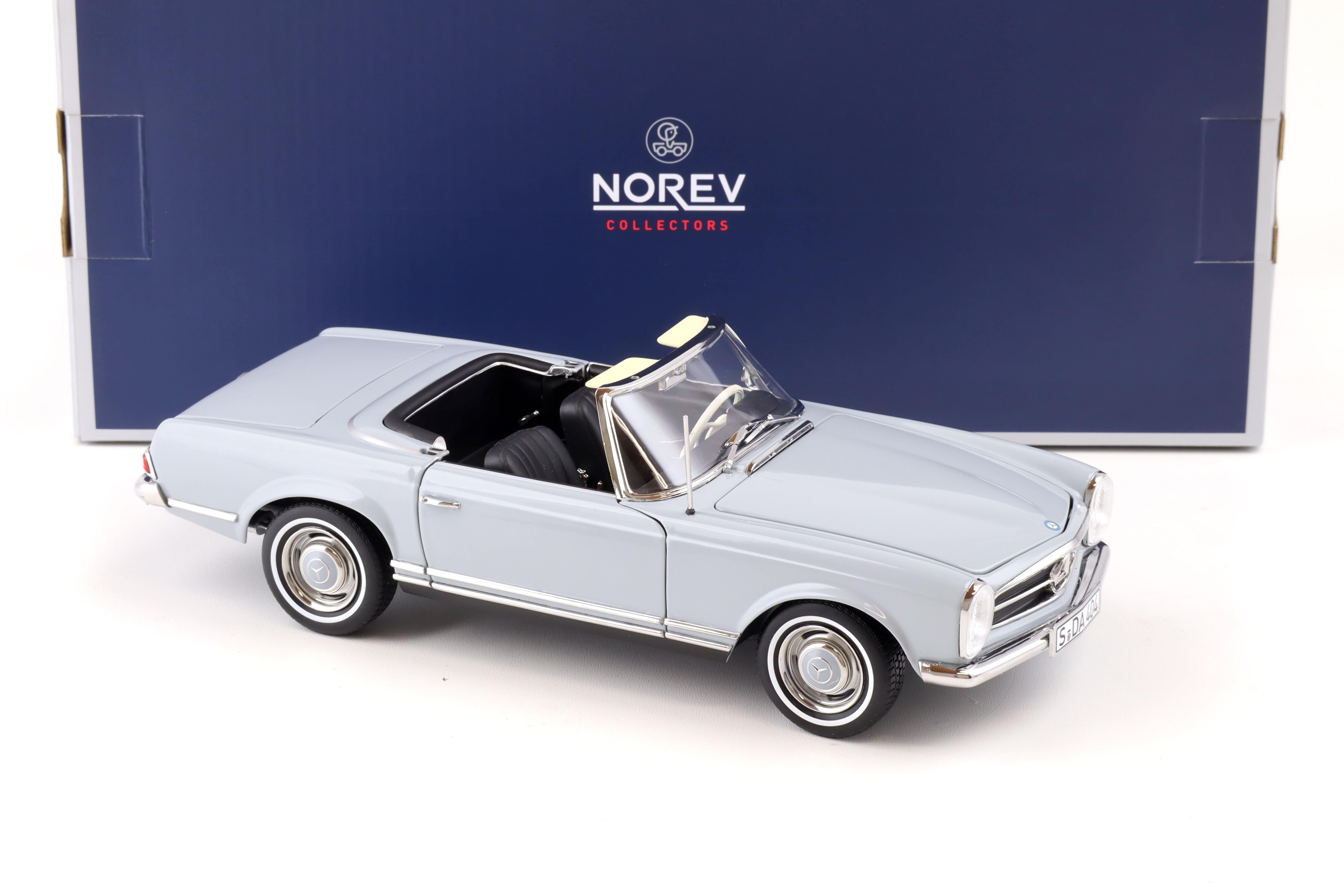 1:18 Norev Mercedes 230 SL Pagode W113 grey 1963 with Top 183990