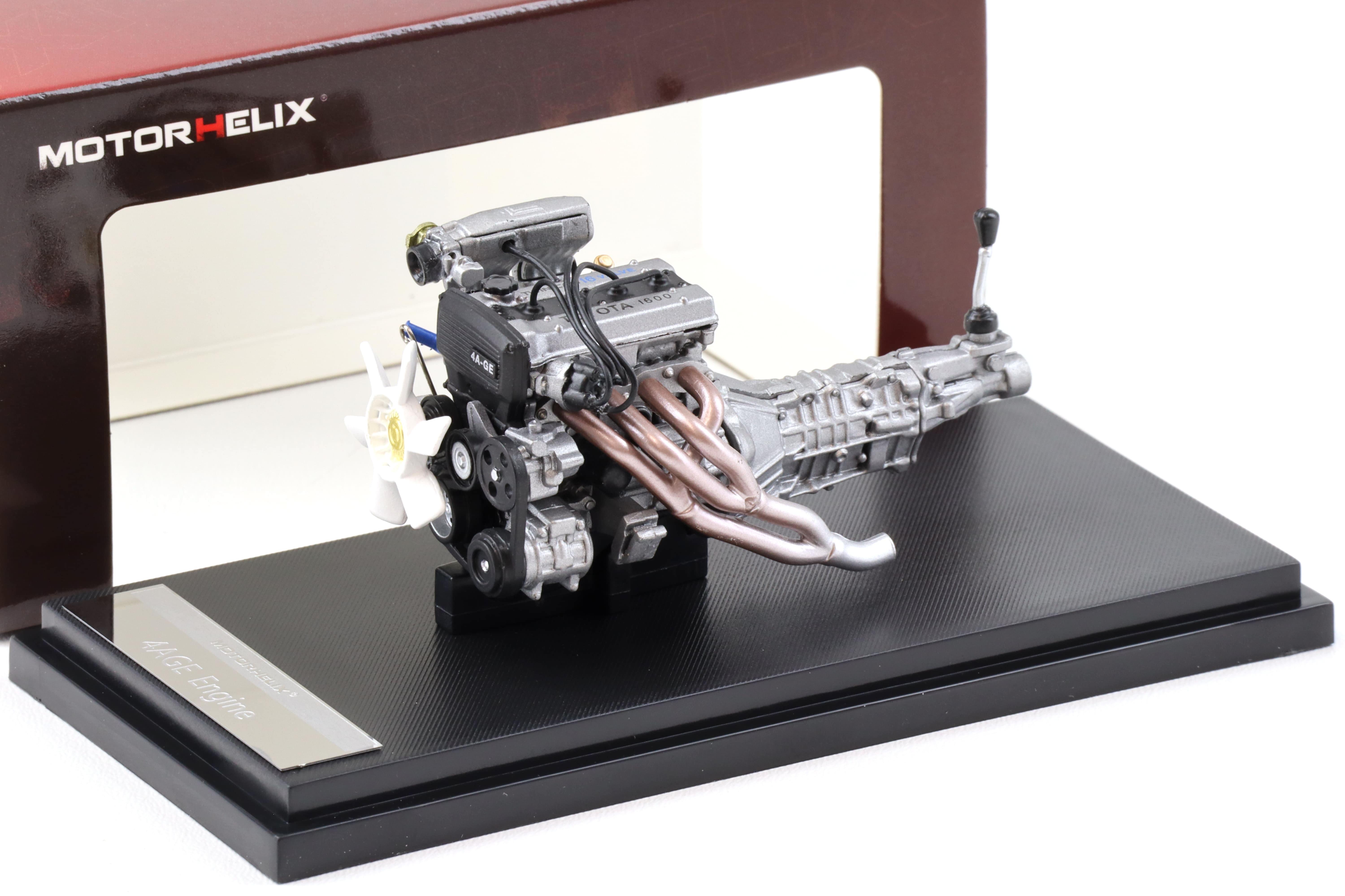 1:18 Motorhelix Zubehör Toyota Trueno AE86 4A-GE Motor Engine M90107