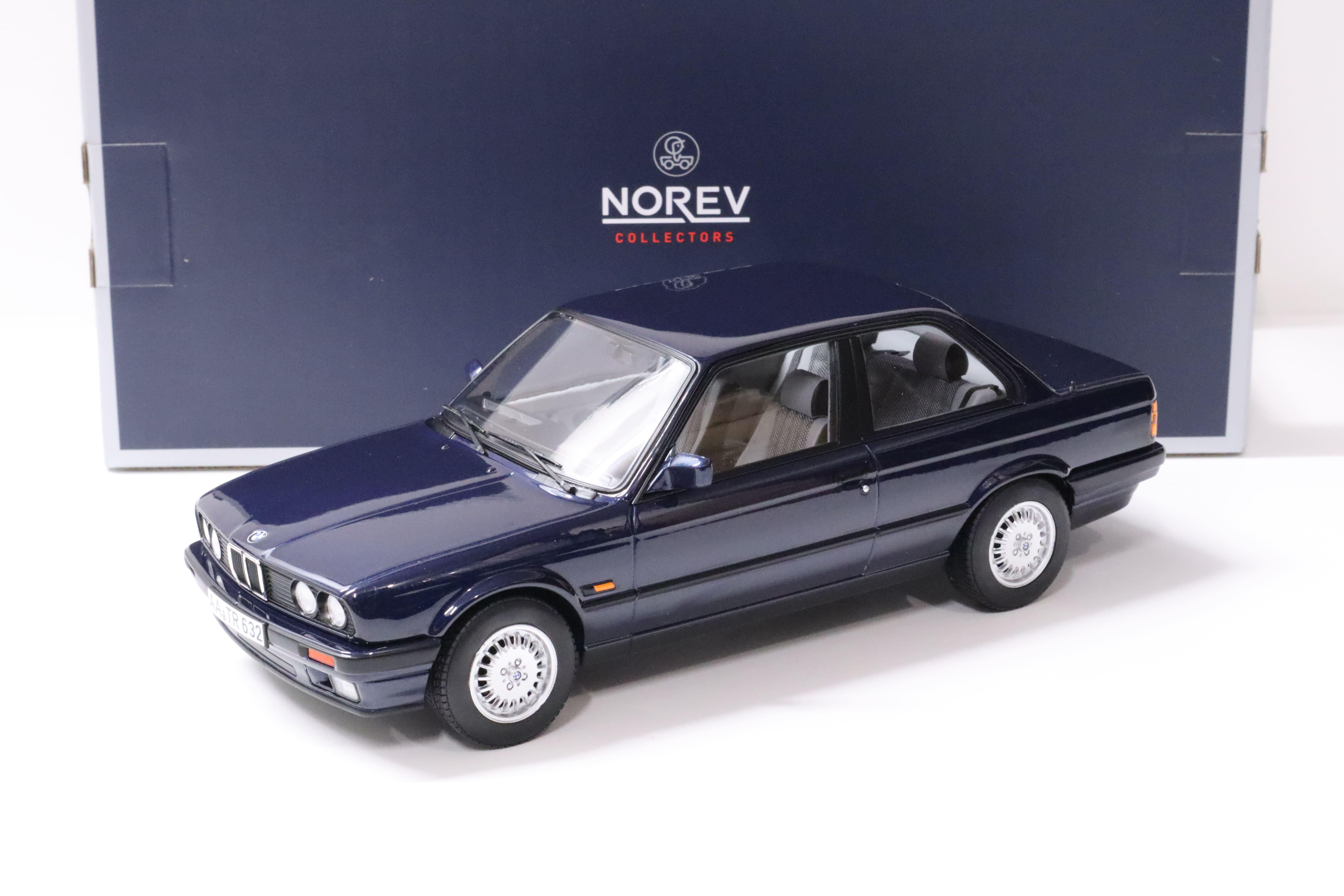 1:18 Norev BMW 325i (E30) Limousine 2-Door 1988 dark blue metallic