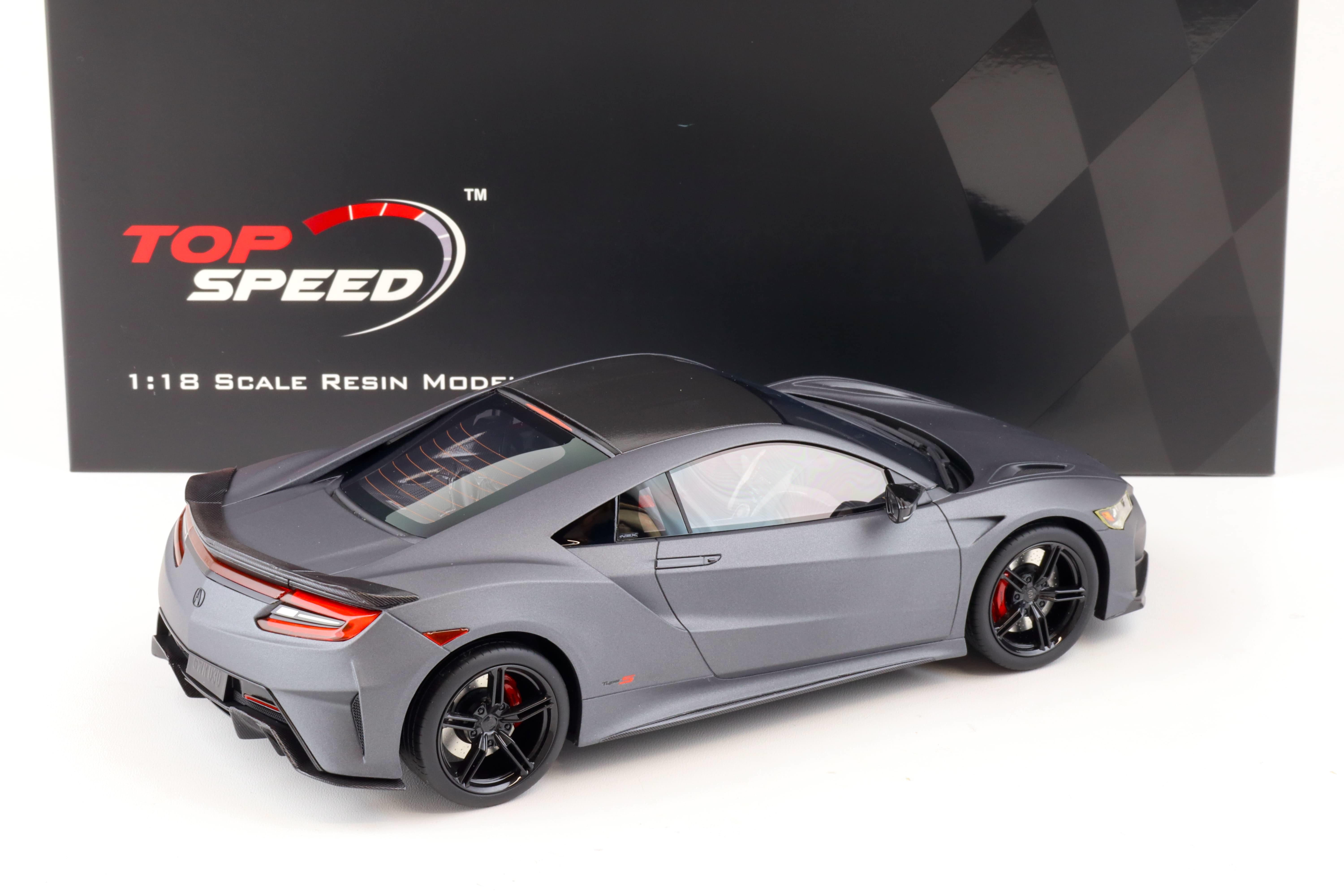 1:18 Top Speed Acura NSX Type S Coupe 2022 Gotham grey matte TS0424