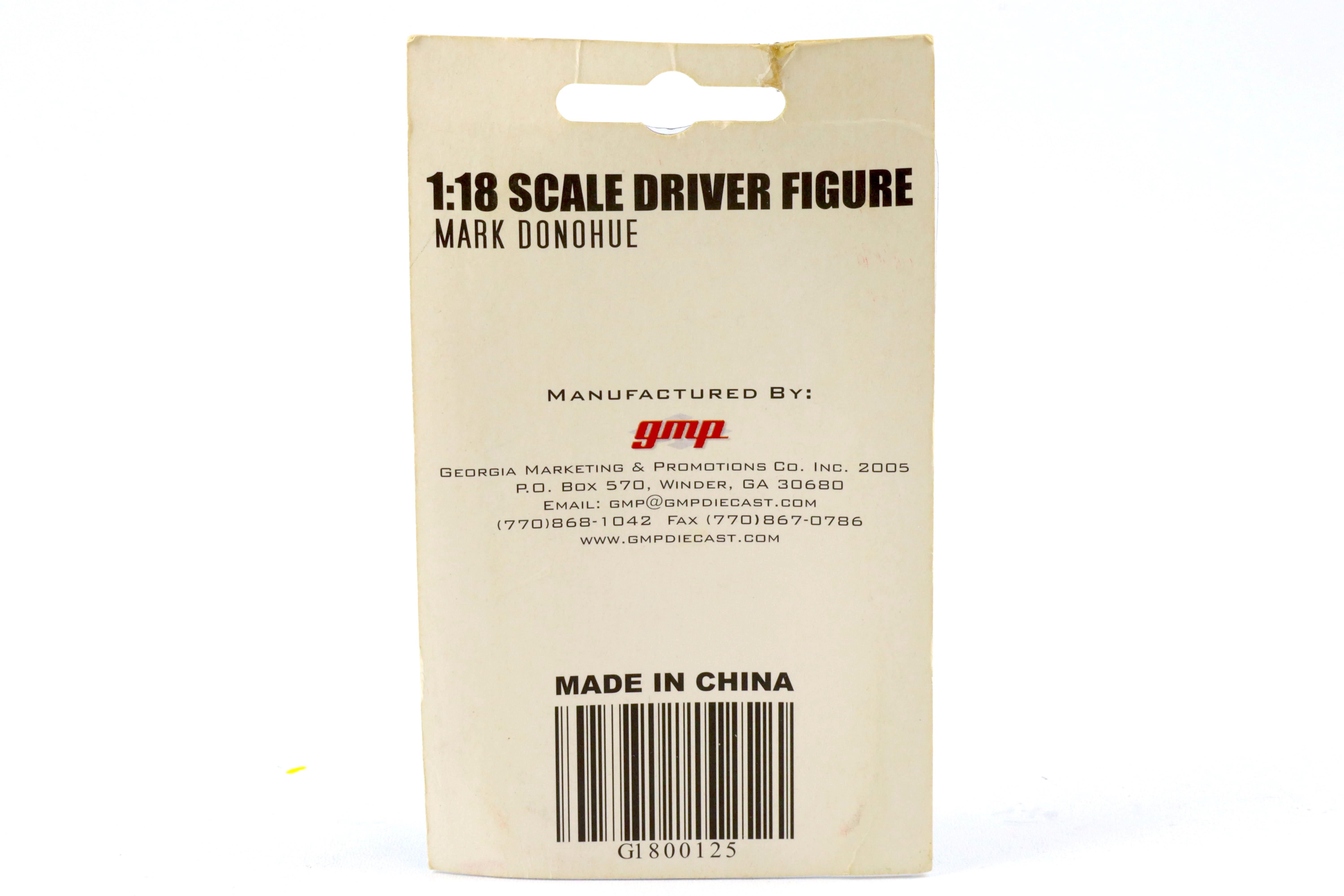 1:18 GMP Mark Donohue Driver Figure Figur Zubehör Diorama G1800125