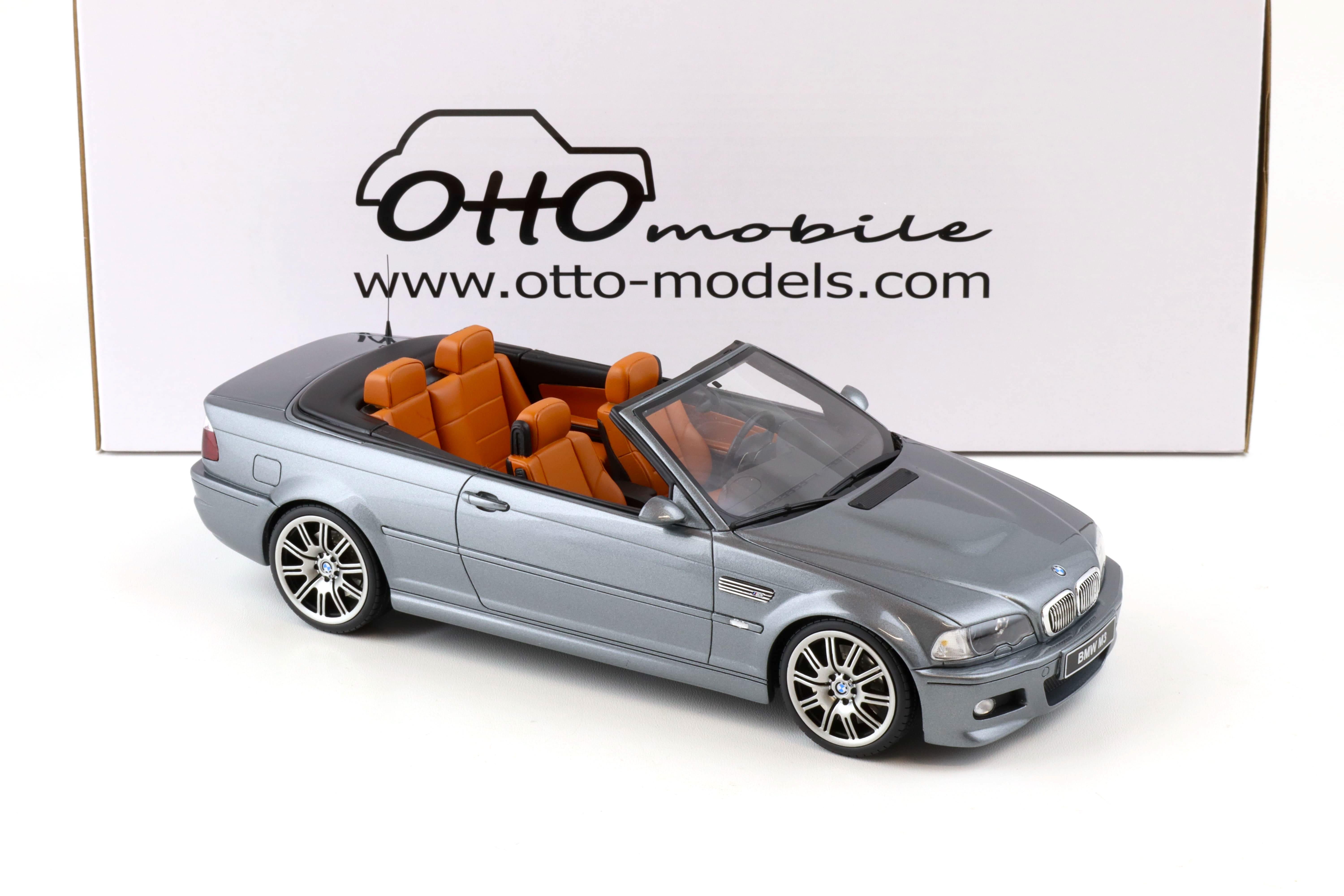 1:18 OTTO mobile OT1006 BMW M3 (E46) Convertible grey metallic 2004
