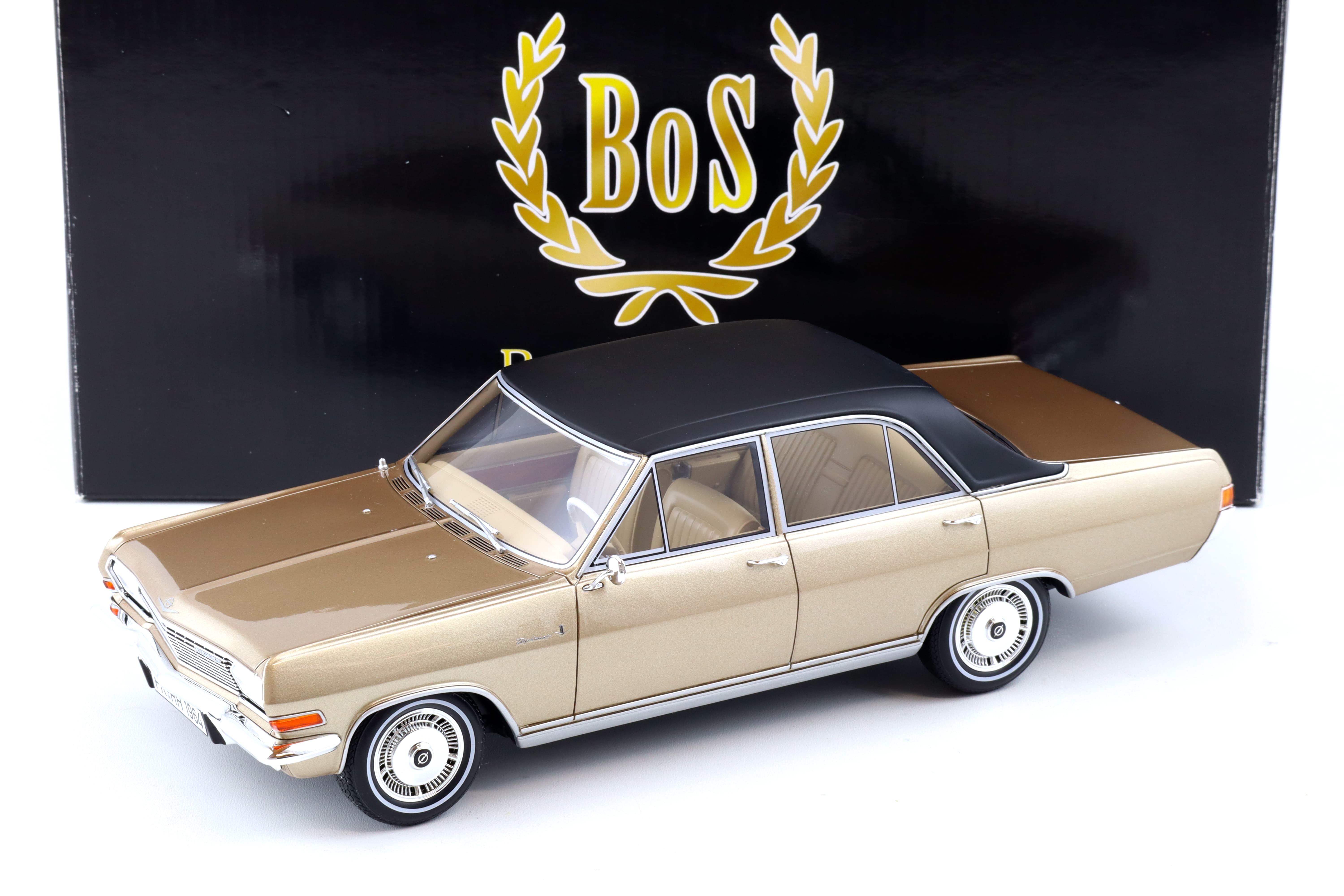 1:18 BOS-Models Opel Diplomat A Limousine 1964 gold metallic/ black BOS027