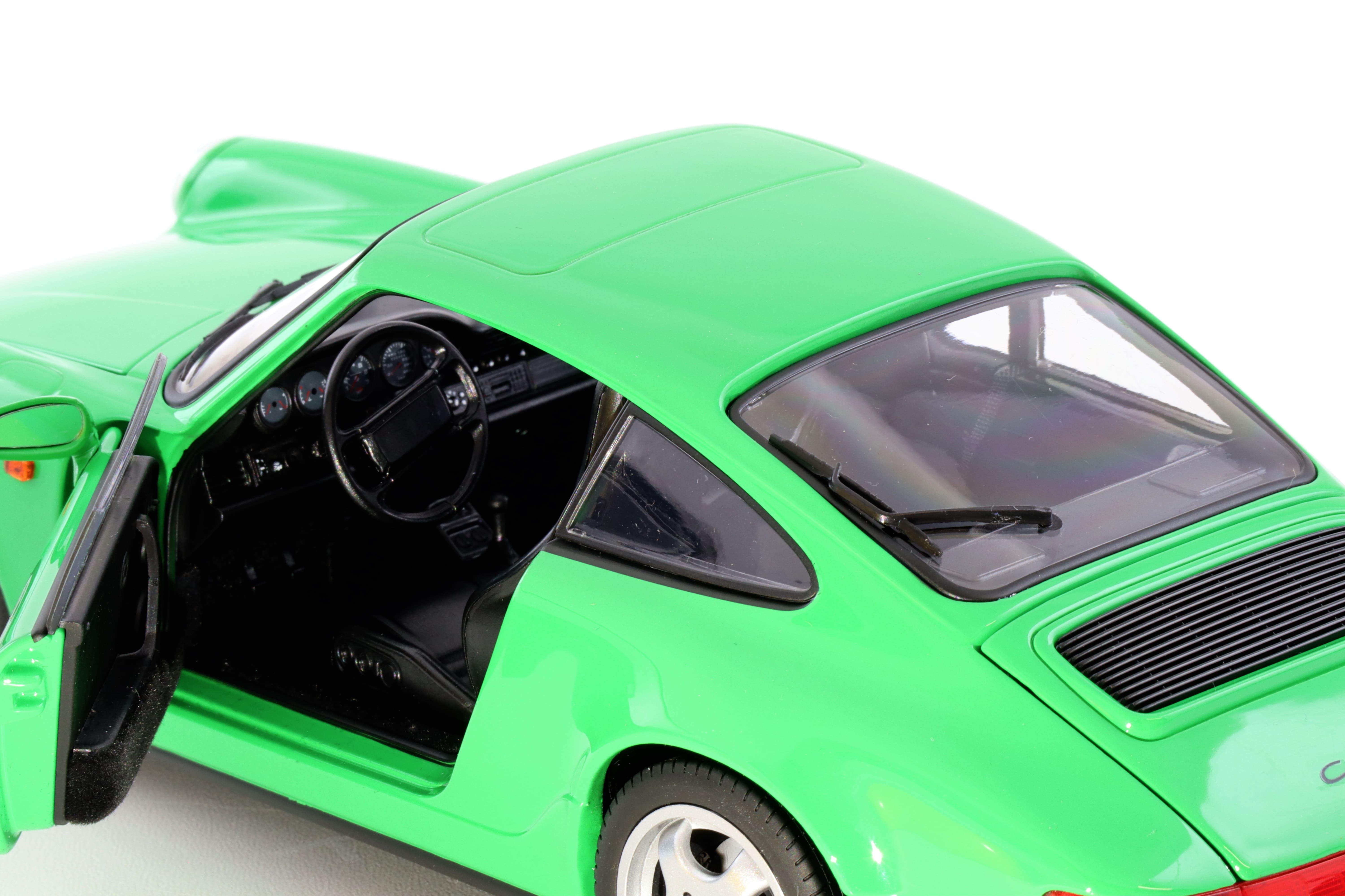 1:18 Norev Porsche 911 (964) Carrera 4 Coupe 1990 Signal green - Limited 504 pcs.