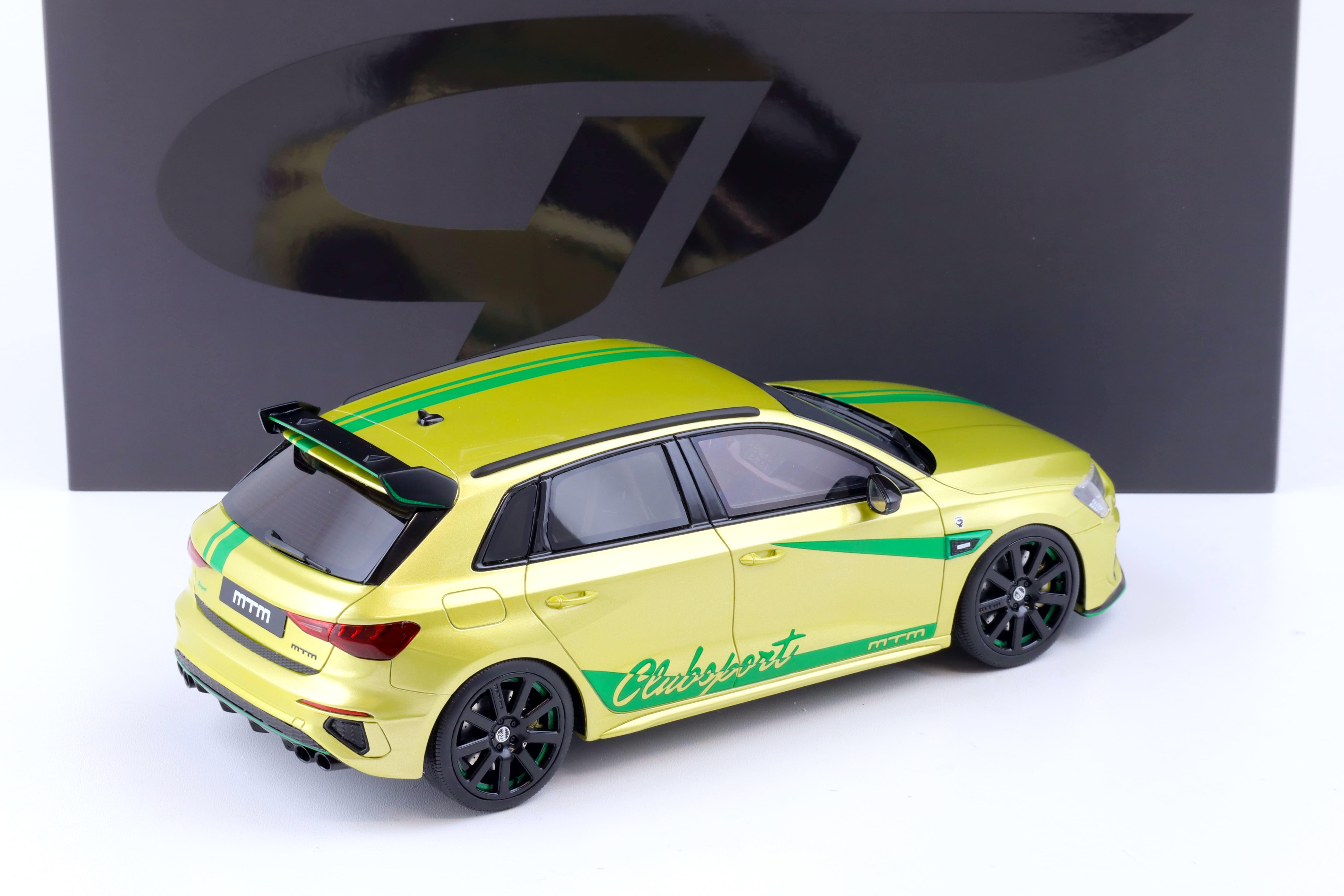 1:18 GT Spirit GT891 Audi S3 MTM Clubsport yellow metallic/ green accents 2022
