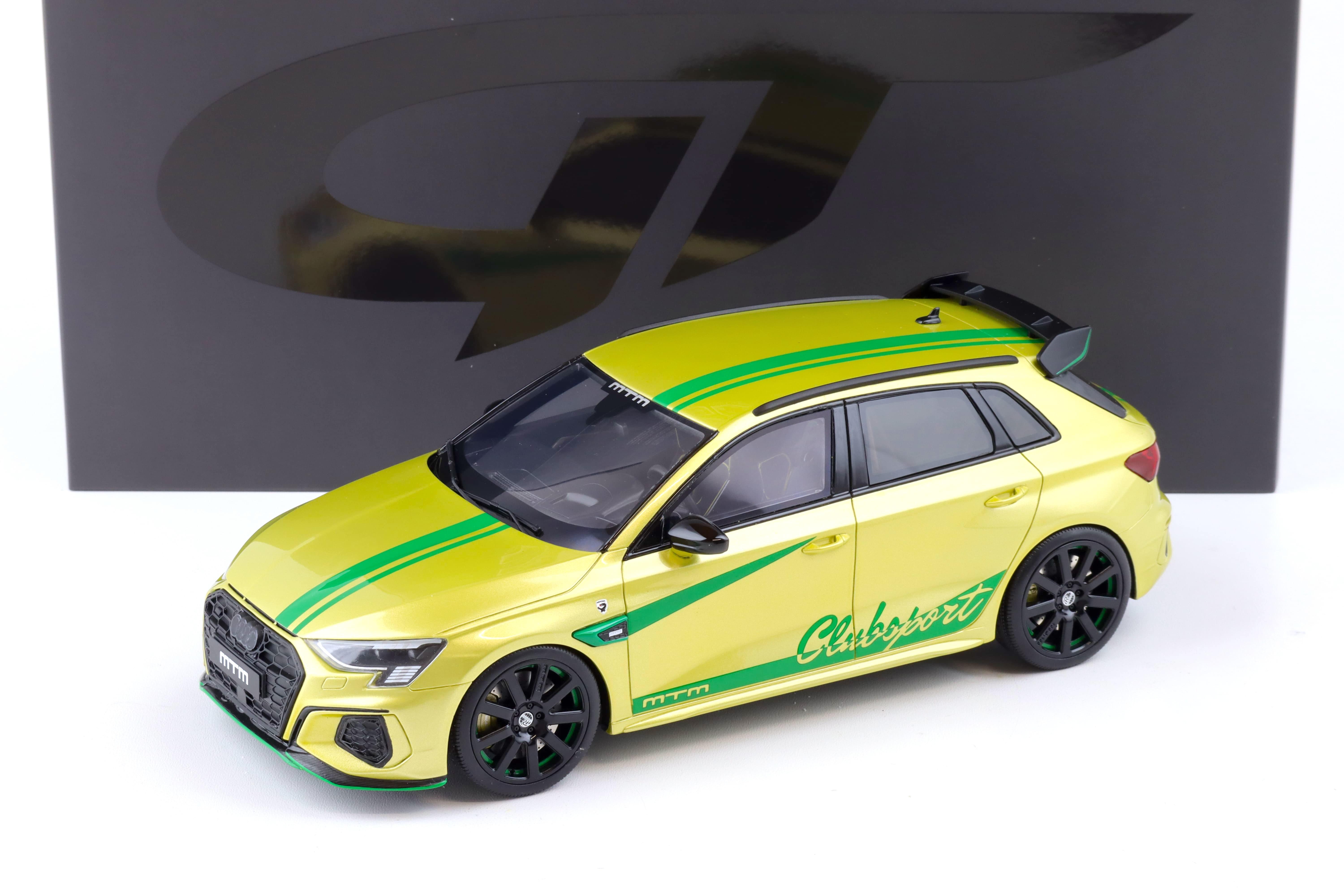 1:18 GT Spirit GT891 Audi S3 MTM Clubsport yellow metallic/ green accents 2022
