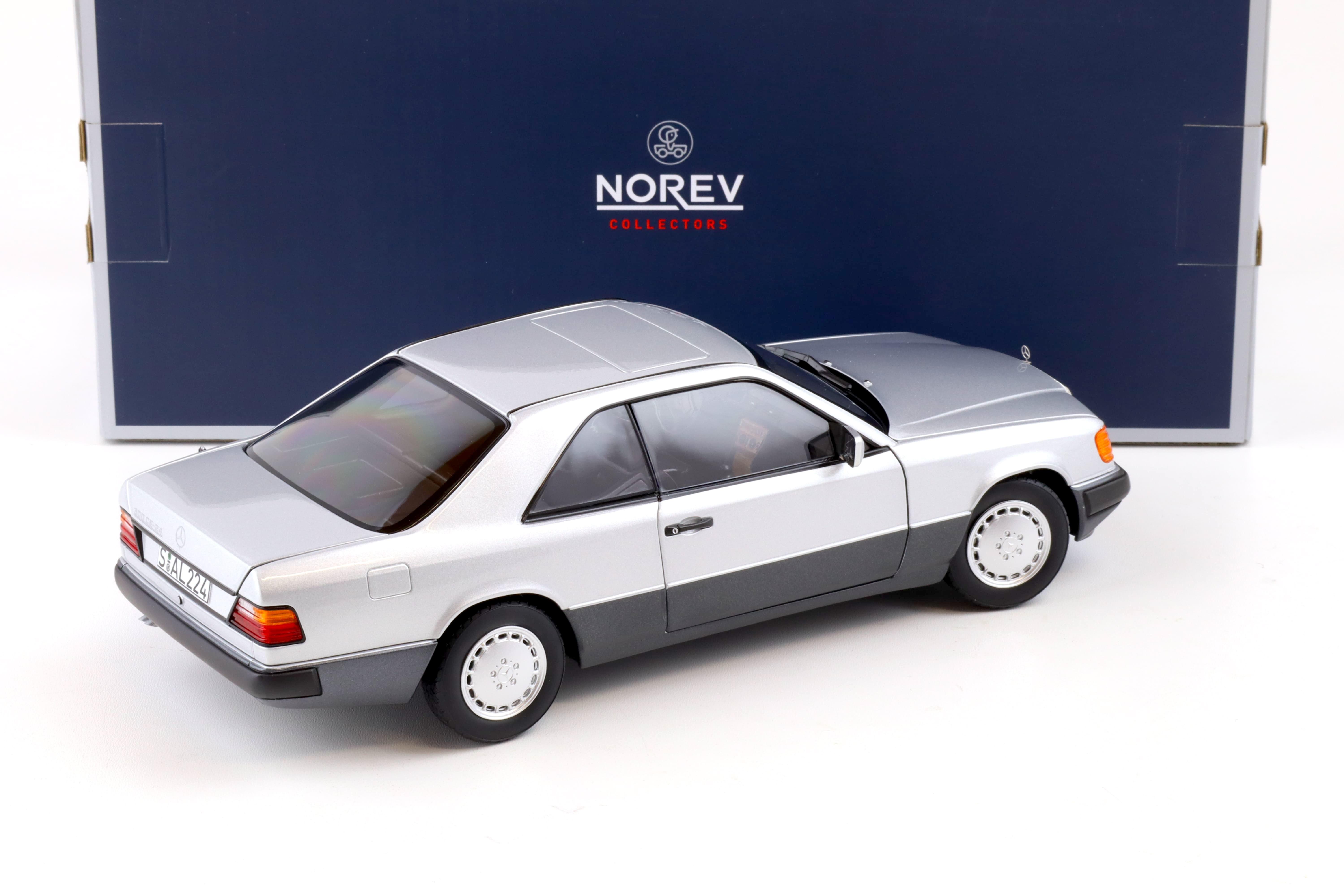 1:18 Norev Mercedes 300 CE-24 Coupe 1990 silver metallic 183880