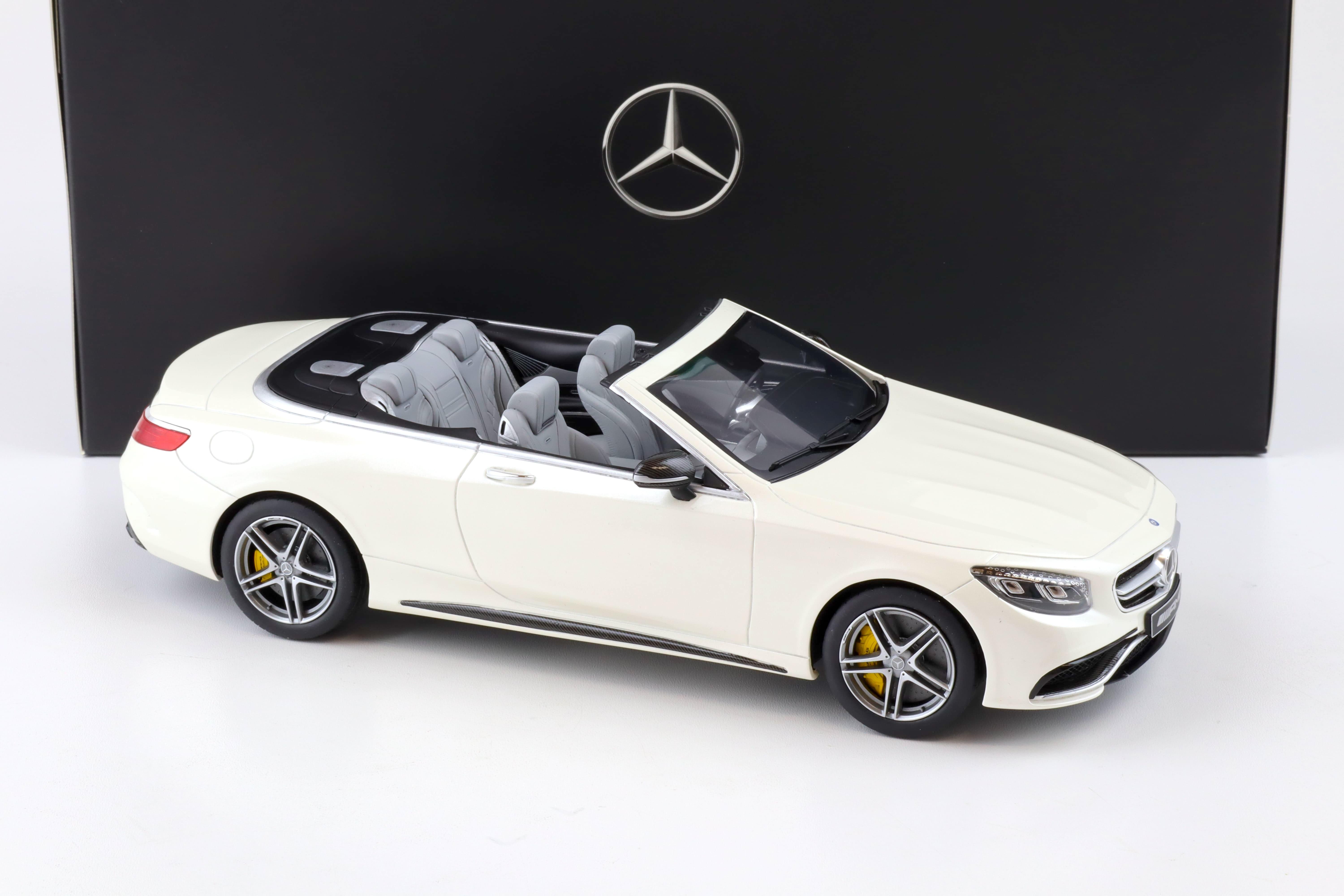 1:18 GT Spirit Mercedes S63 AMG Convertible designo diamond white DEALER VERSION 