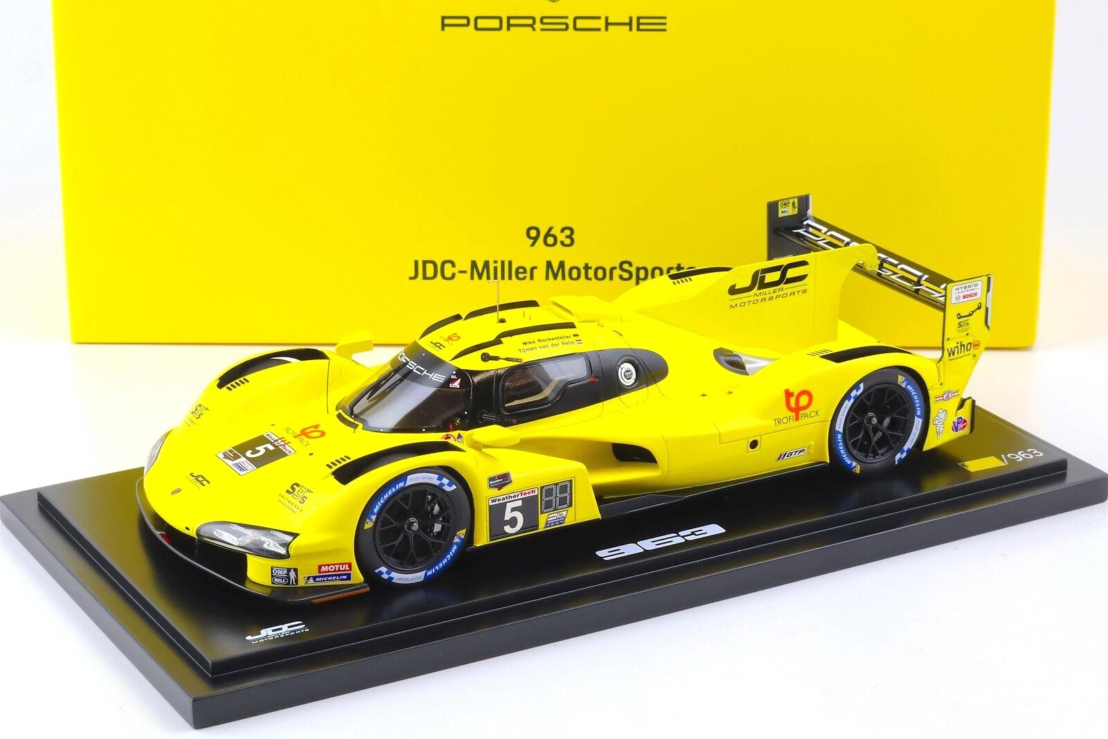 1:18 Spark Porsche 963 JDC Miller Motorsports Rockenfeller #5 yellow WAP DEALER