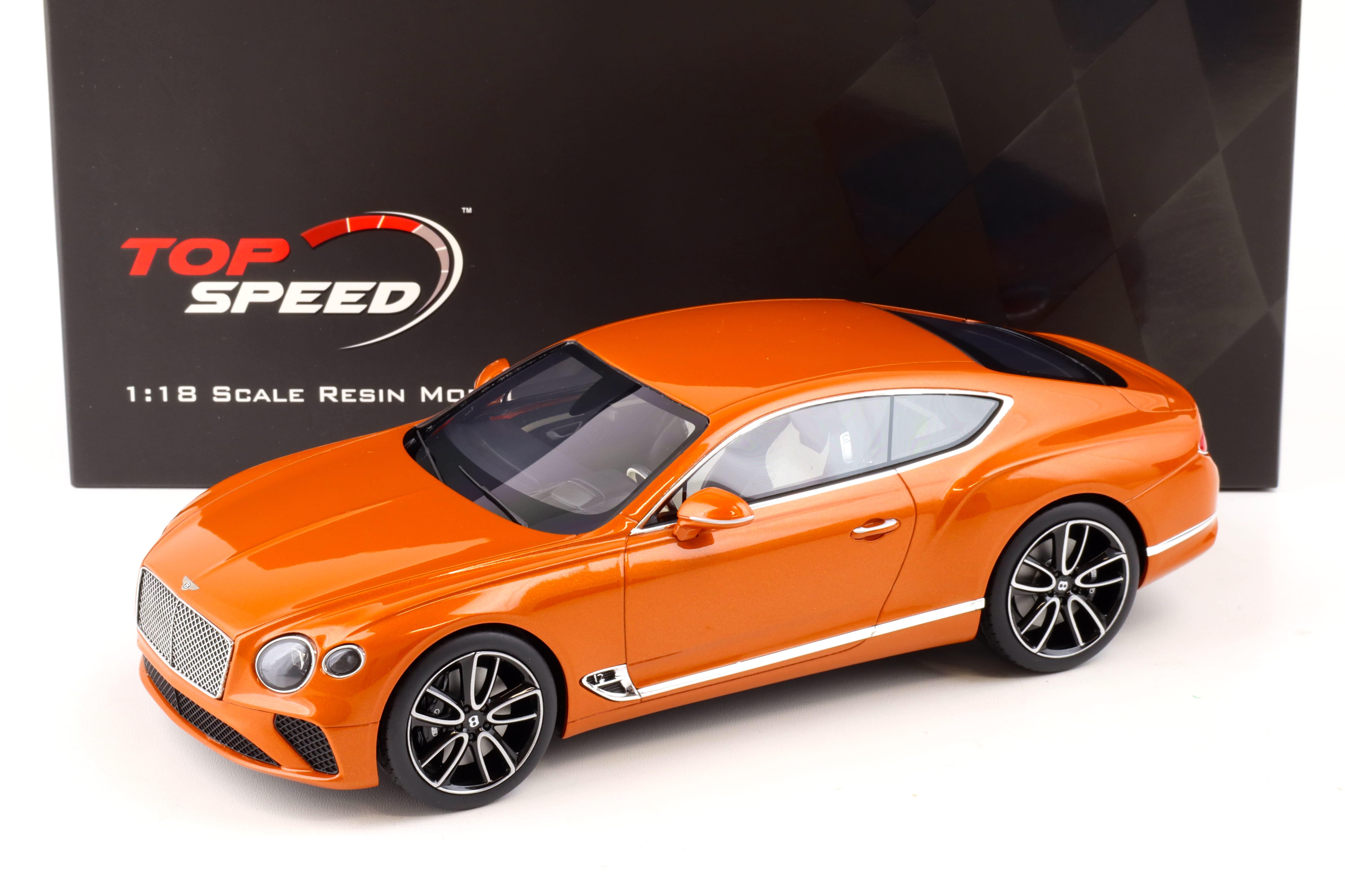 1:18 Top Speed Bentley Continental GT Coupe orange flame TS0222