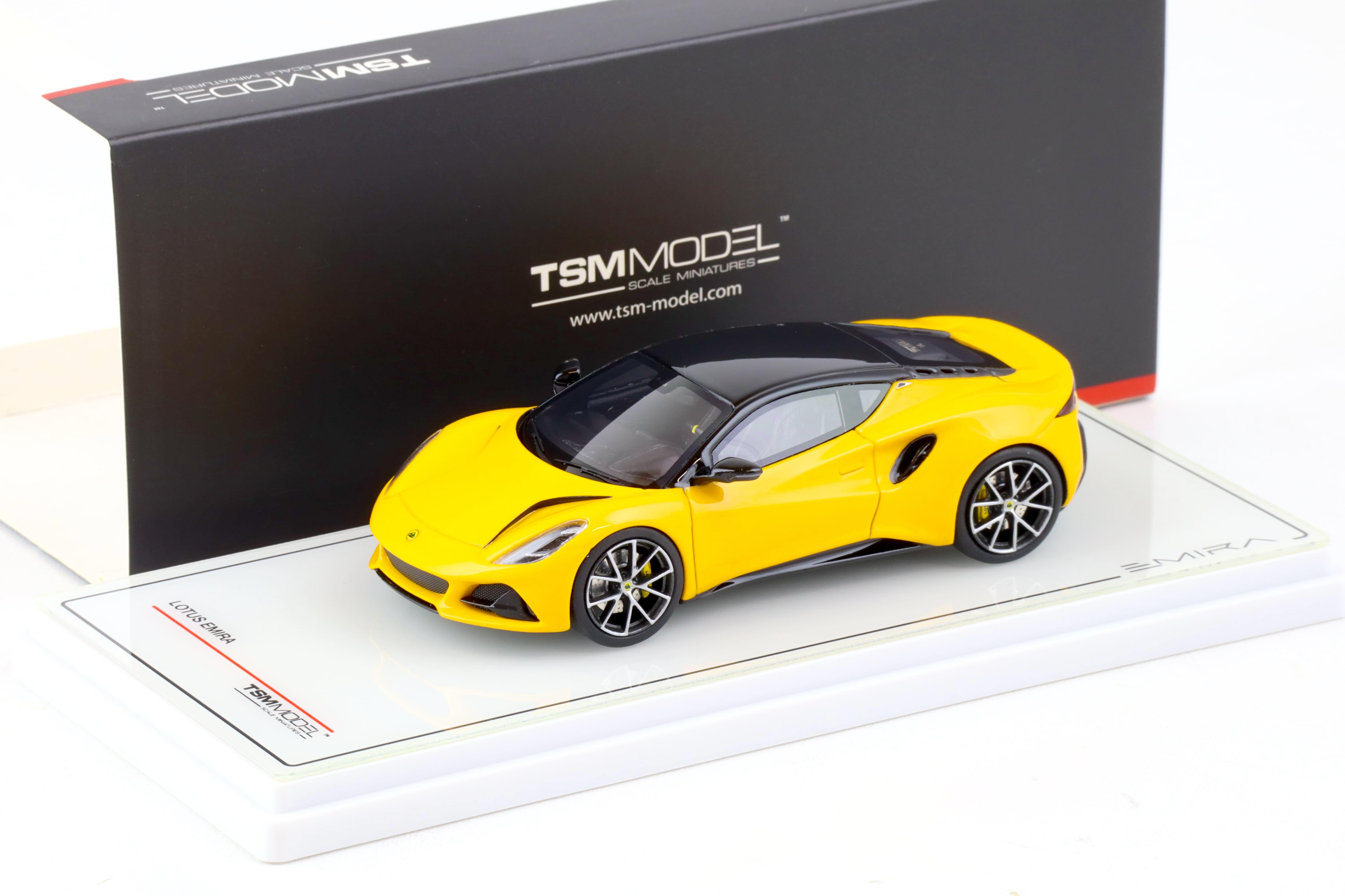 1:43 TSM Model Lotus Emira Hethel yellow TSM430580