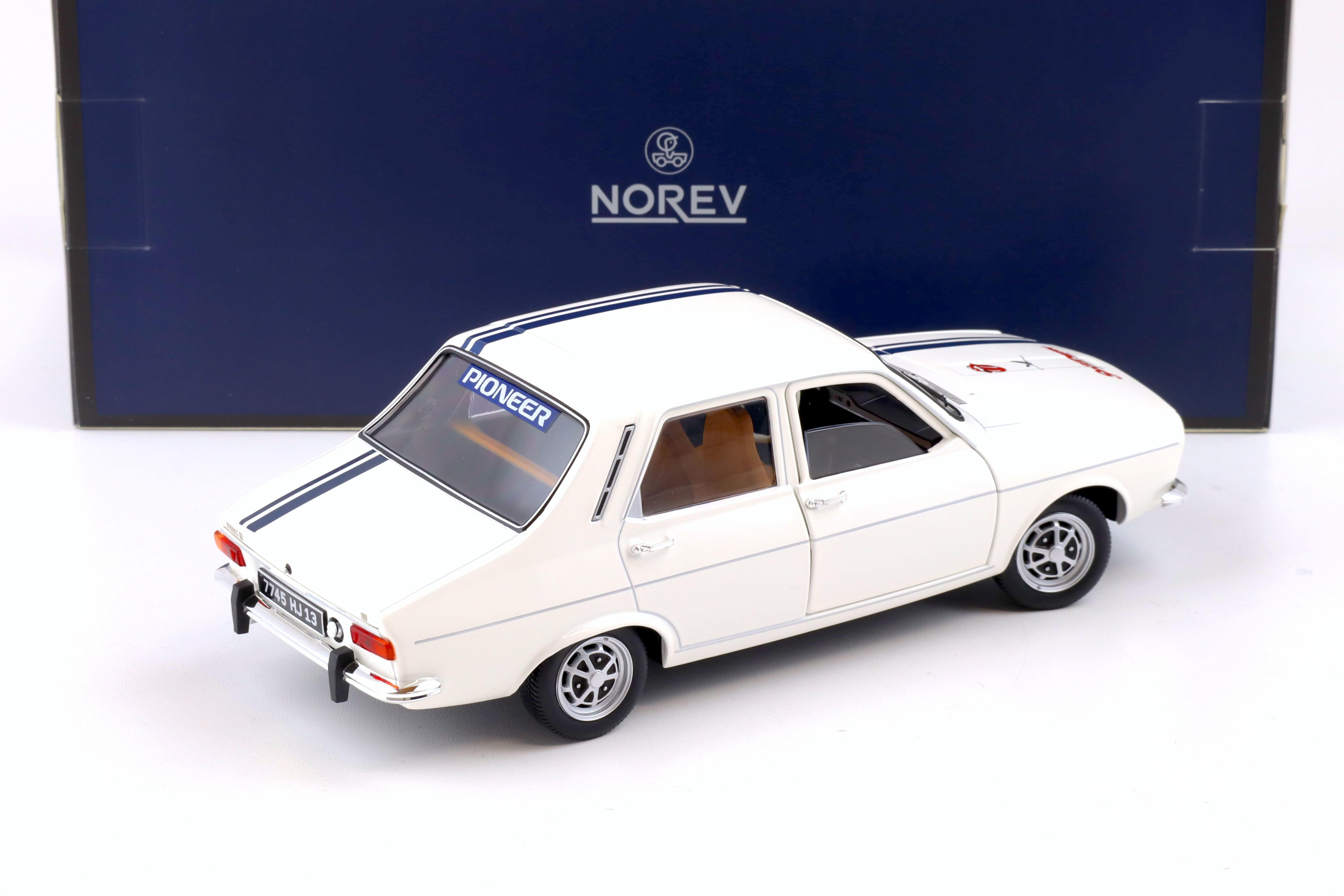 1:18 Norev Renault 12 Tuning 1993 white Fadas de Marseille - Limited 300 pcs.