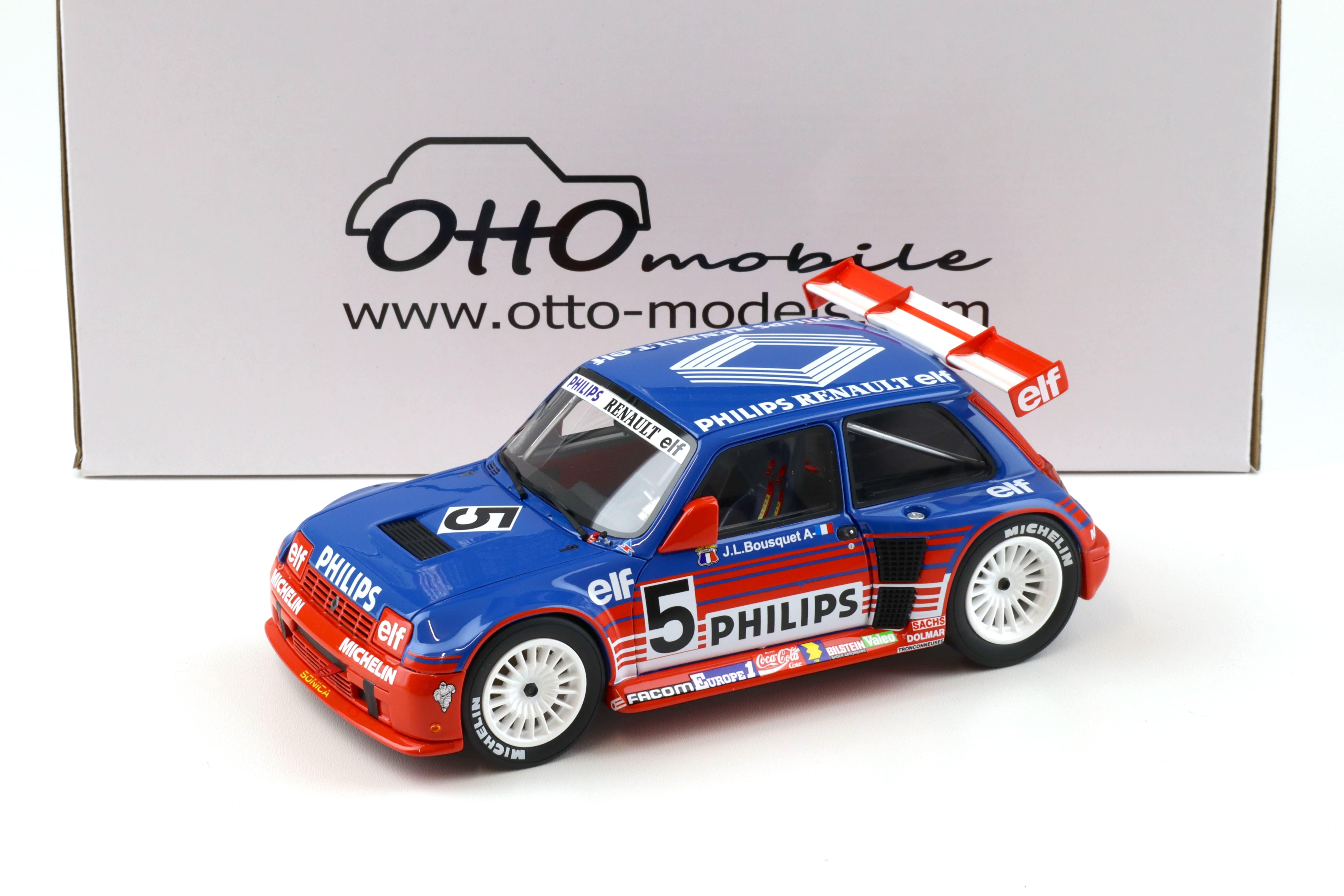 1:18 OTTO mobile OT1094 Renault 5 Gr.B #5 Super Production Bousquet white 1987