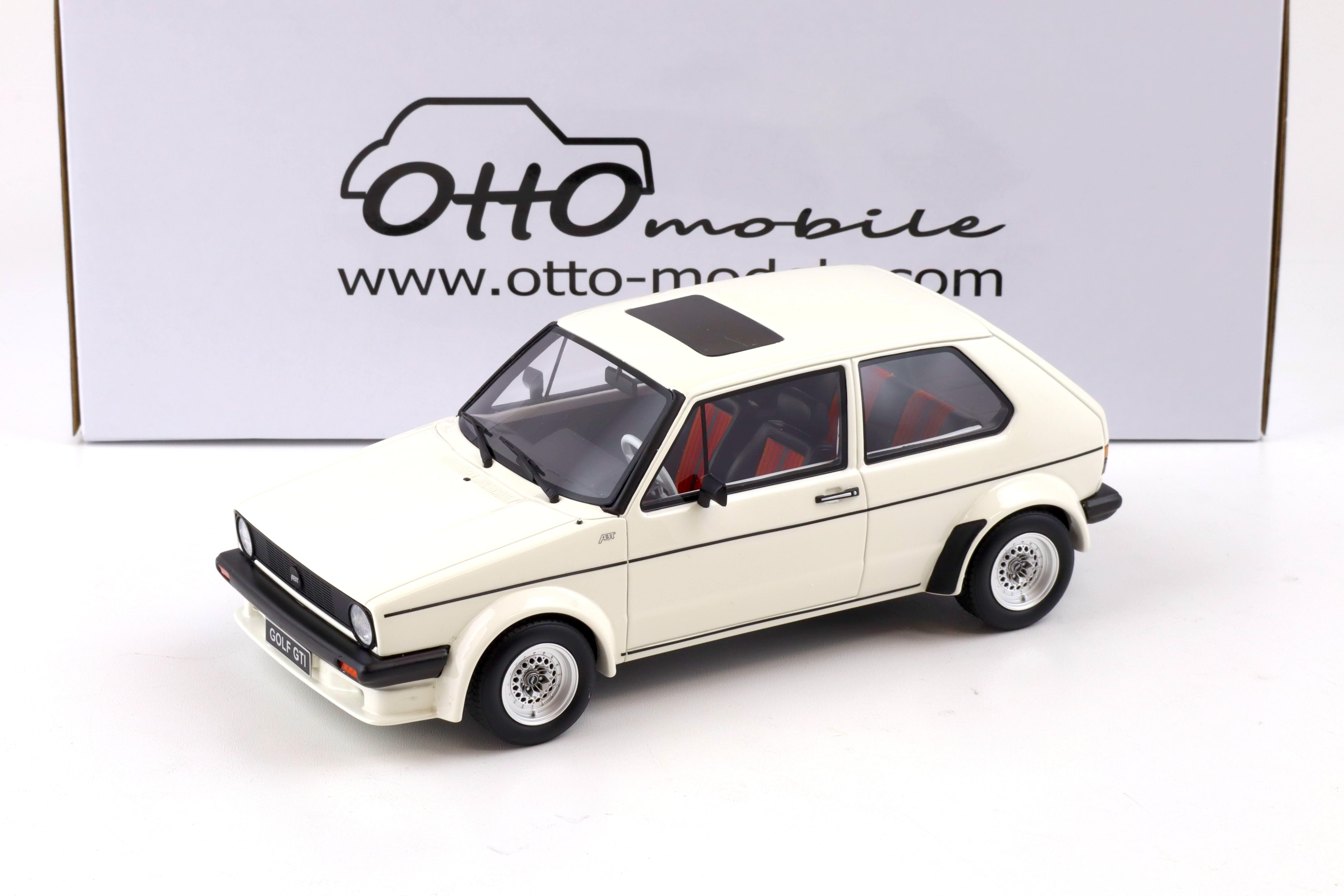 1:18 OTTO mobile OT1014 VW Golf GTI MK1 ABT white 1982