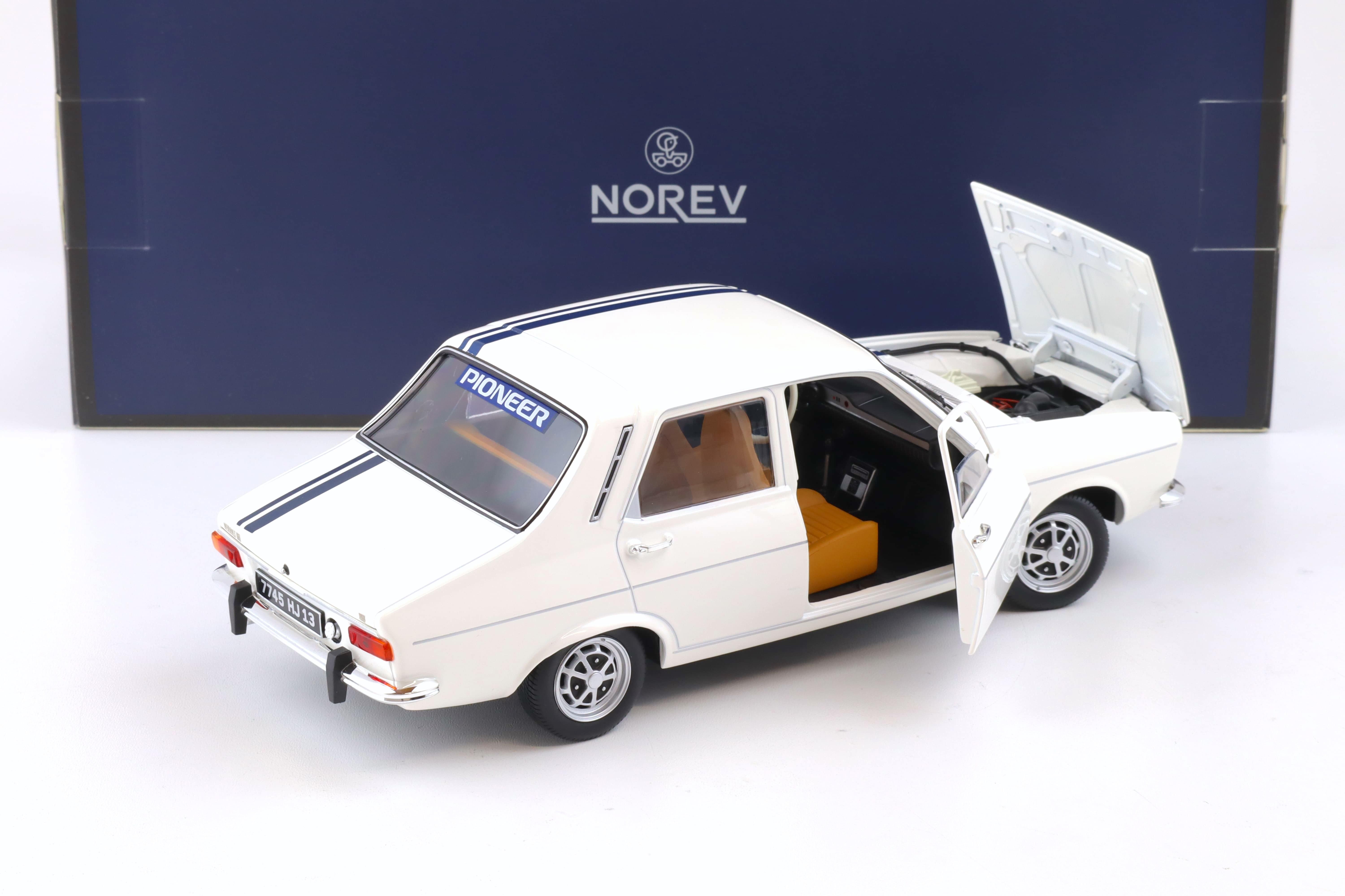 1:18 Norev Renault 12 Tuning 1993 white Fadas de Marseille - Limited 300 pcs.