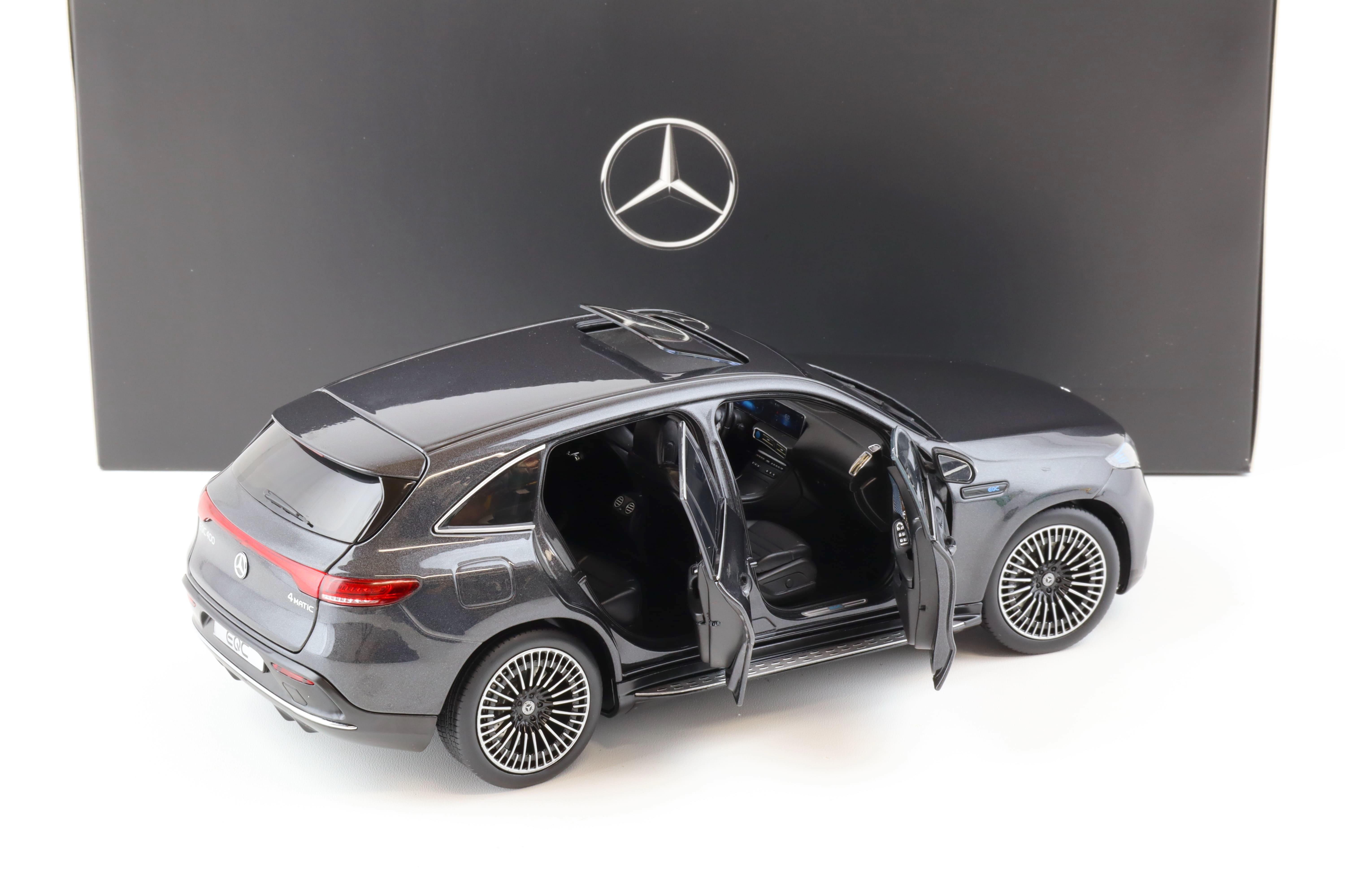 1:18 NZG Mercedes EQC 400 4Matic N293 graphite grey  DEALER VERSION