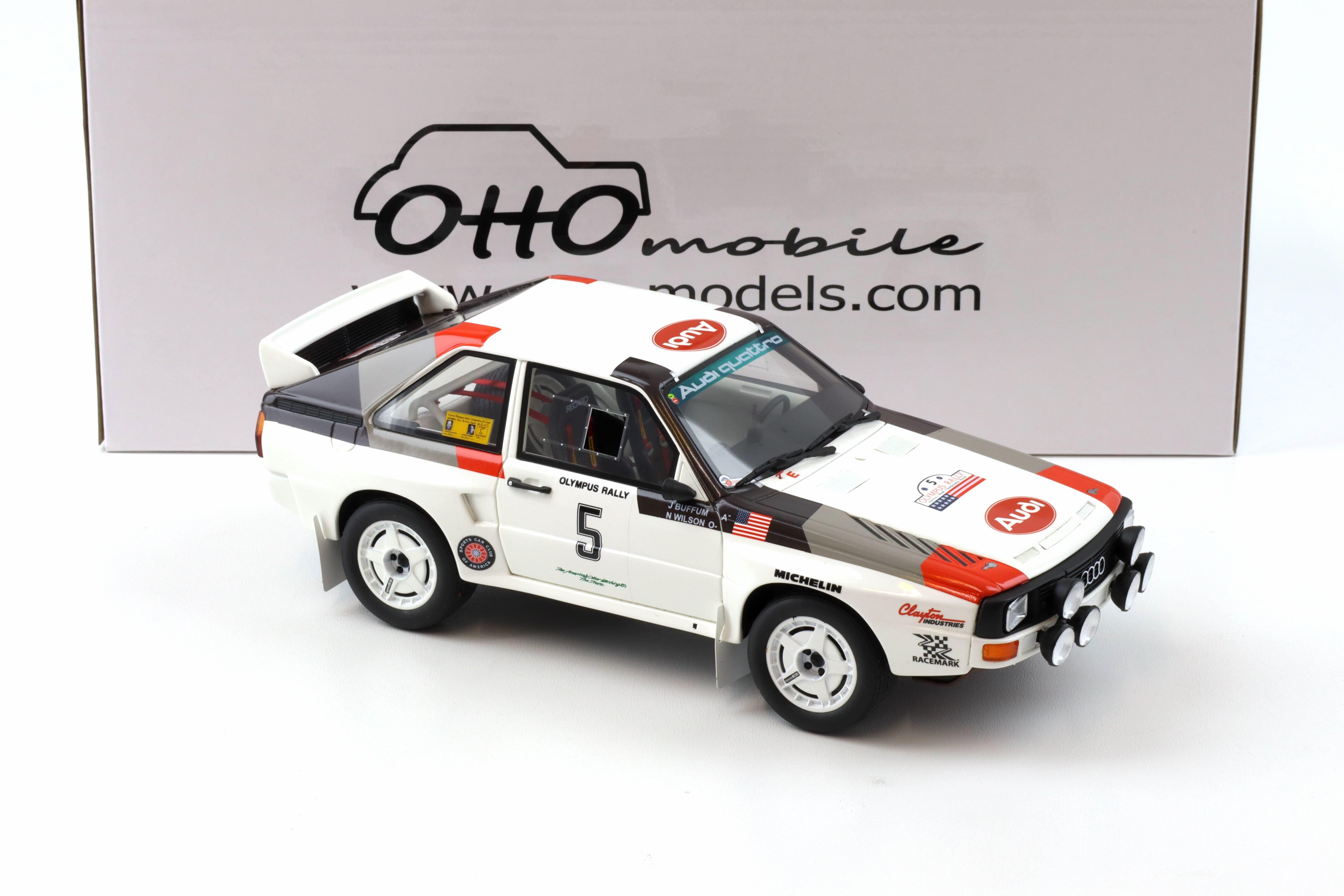 1:18 OTTO mobile OT1159 Audi Sport Quattro Rally Olympus 1986 Buffum #5
