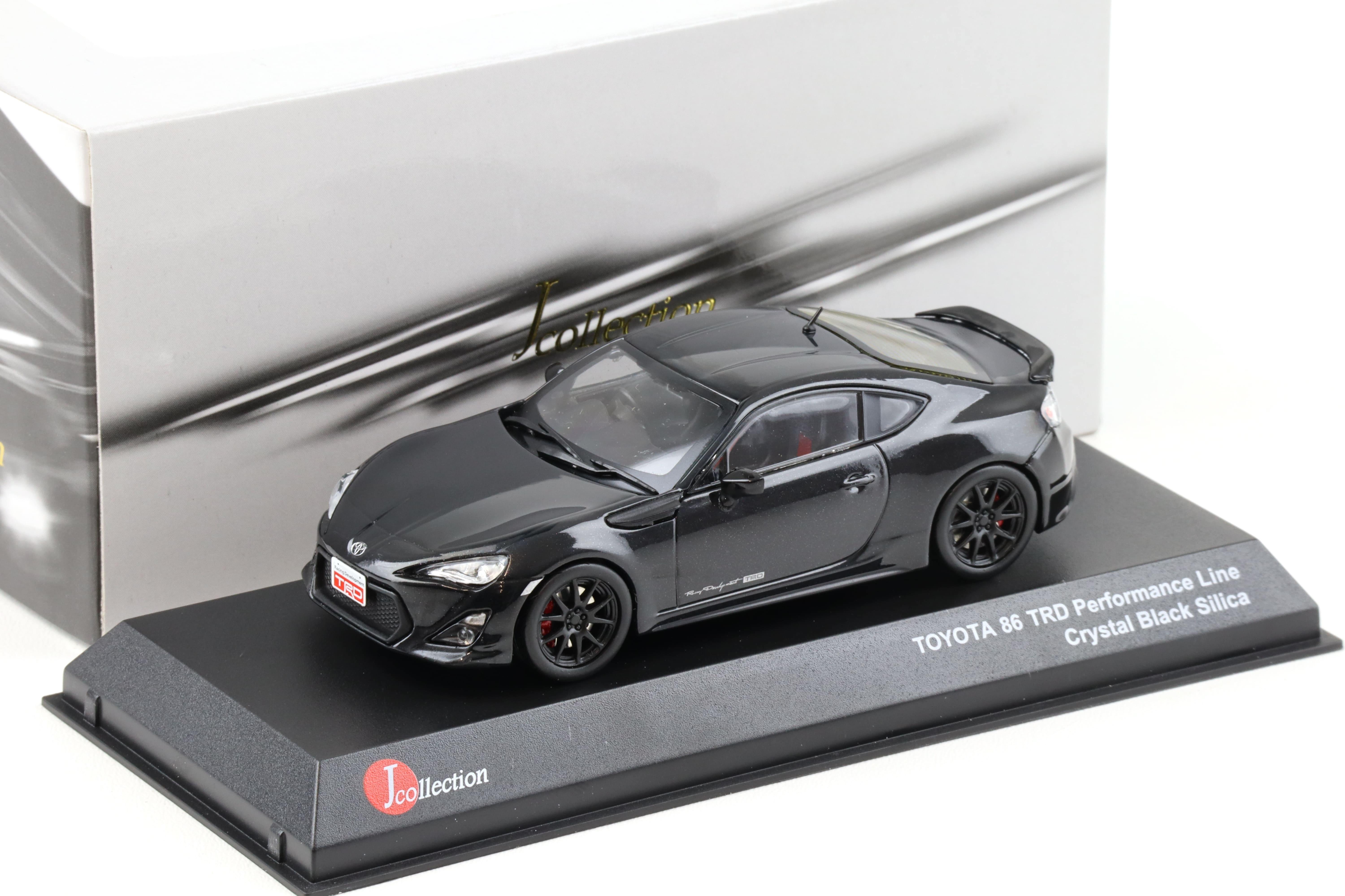 1:43 J-Collection Kyosho Toyota 86 TRD Performance Line Crystal black Silica