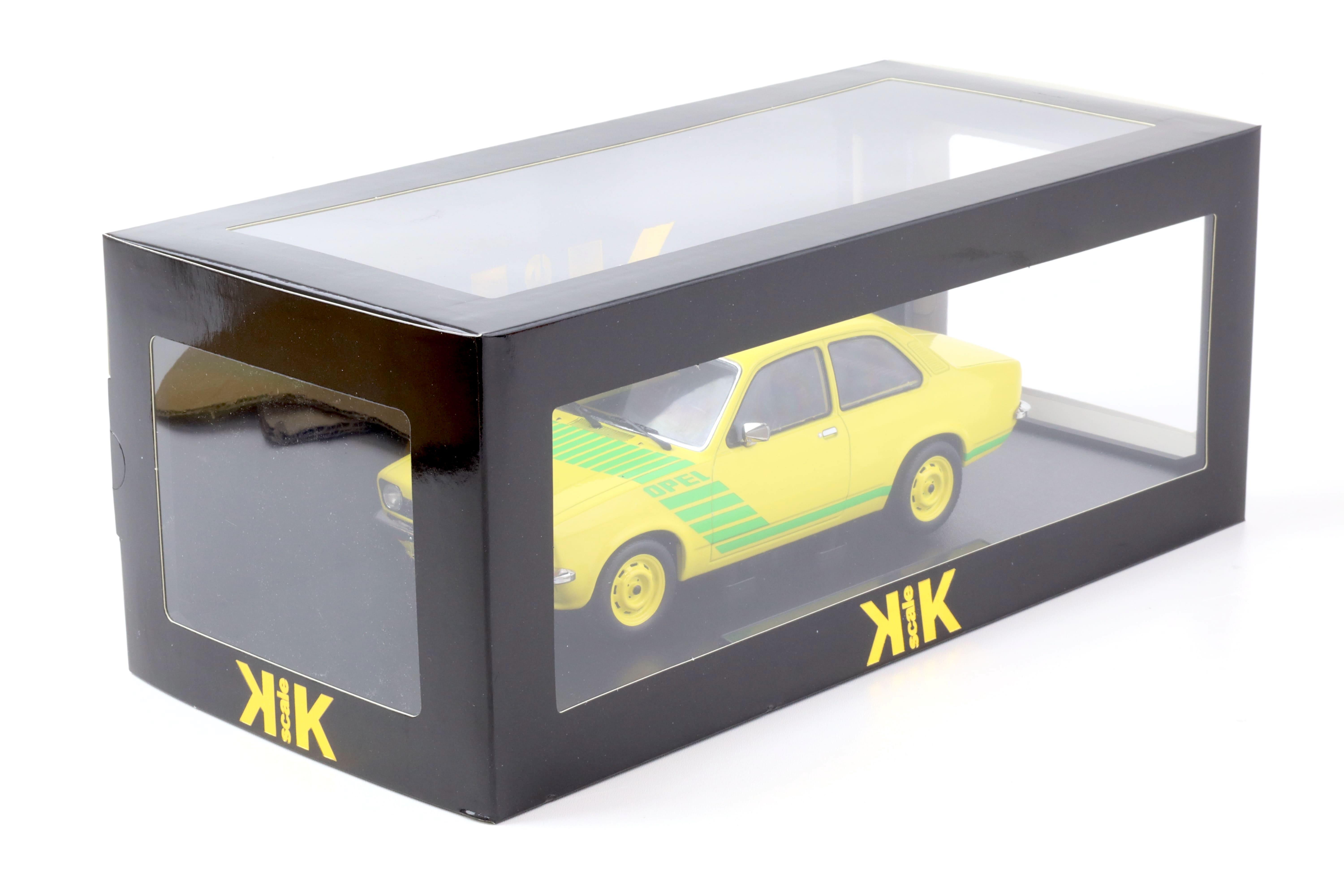1:18 KK-Scale Opel Kadett C Swinger 1975 yellow/ green