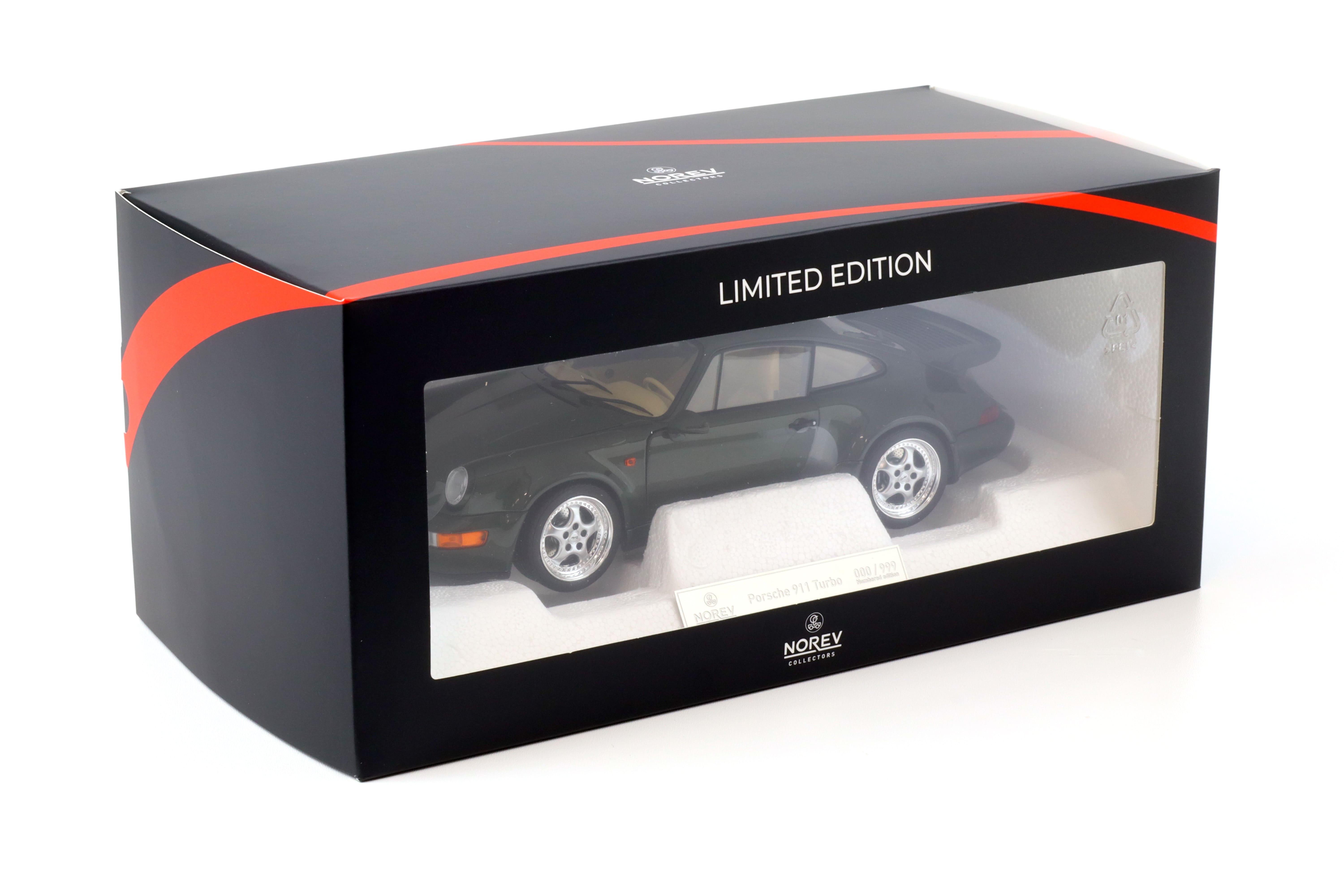 PREORDER 1:18 Norev Porsche 911 964 Turbo 3.6 Coupe 1993 Oak green metallic - Limited 999 pcs.