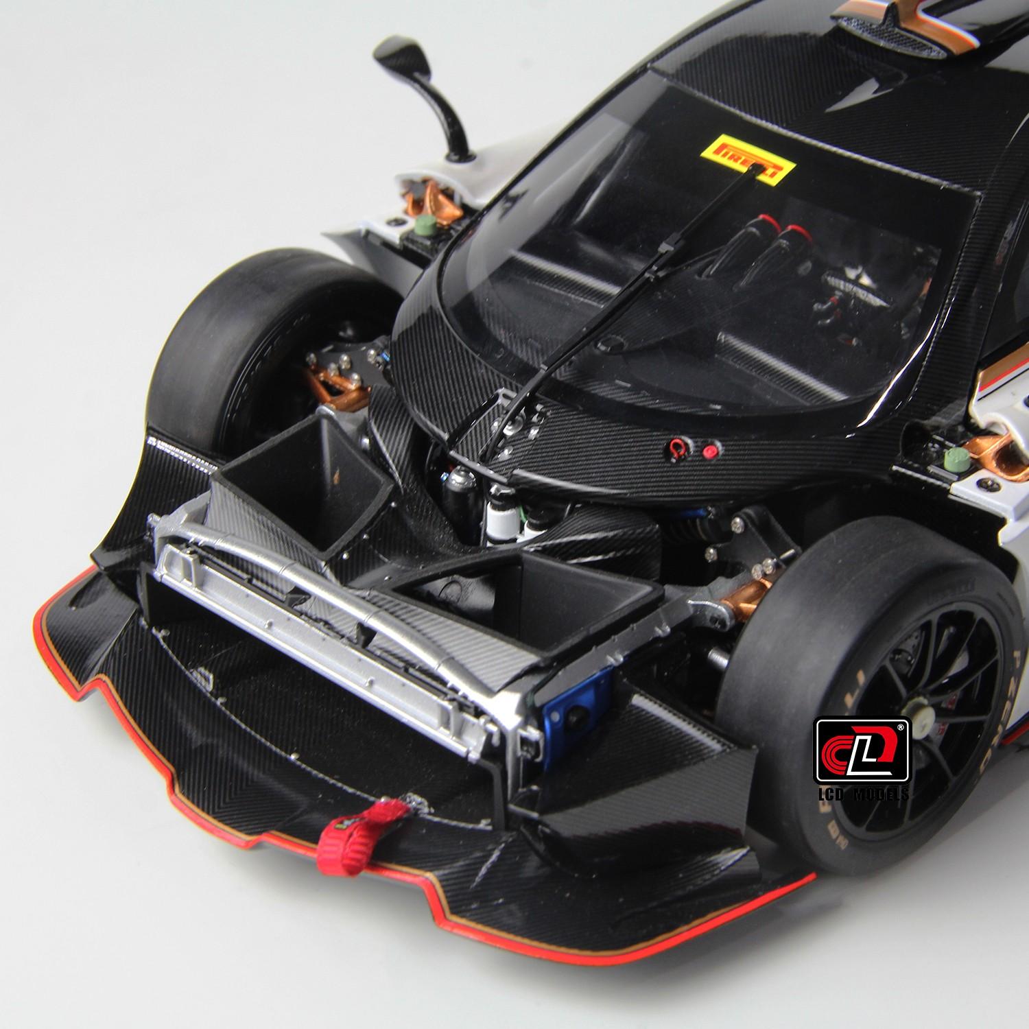 1:18 LCD Models Pagani Huayra R 2021 pearl white LCD18012-PW