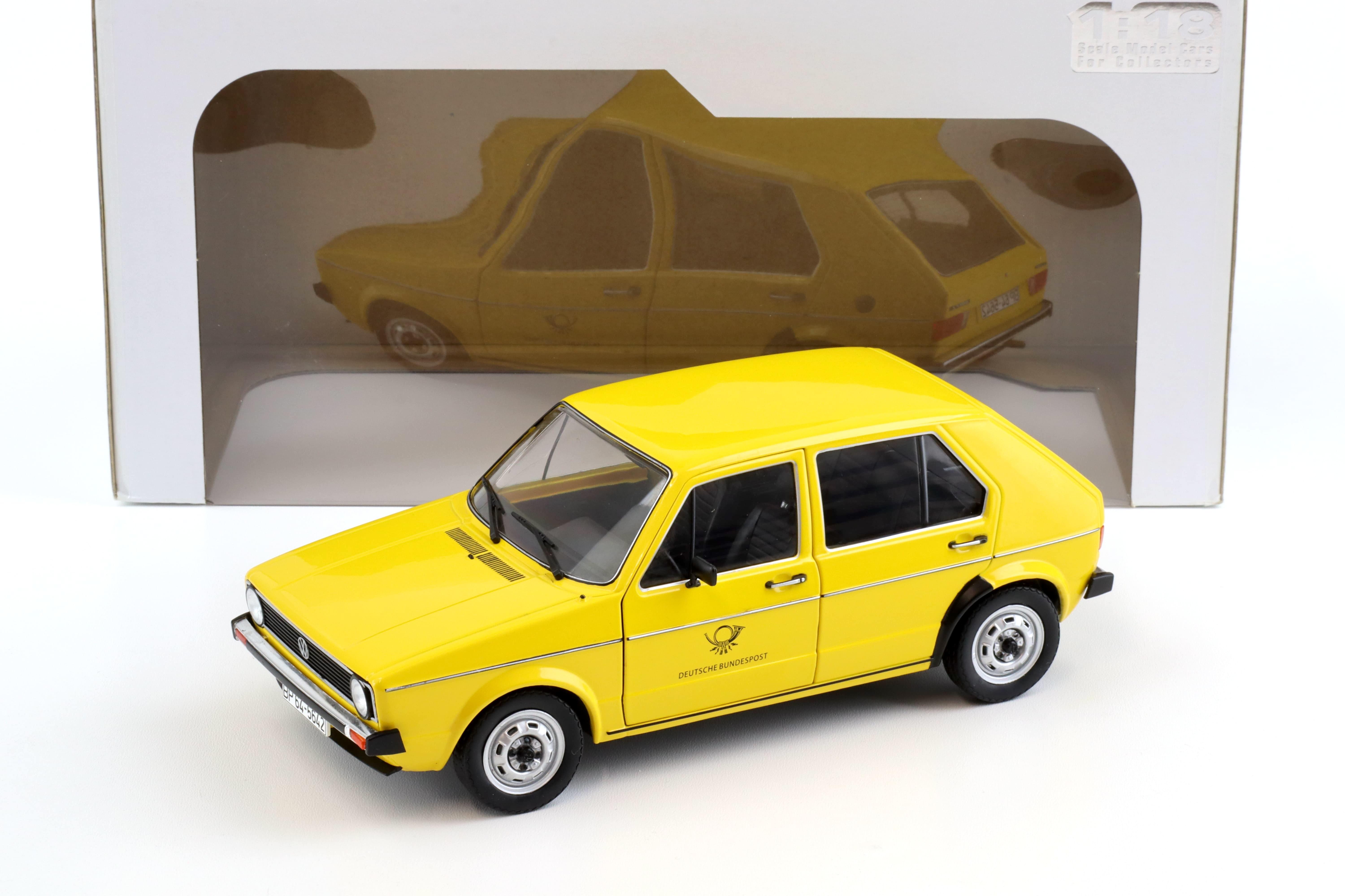 1:18 Solido VW Golf 1 Deutsche Bundespost Post yellow 