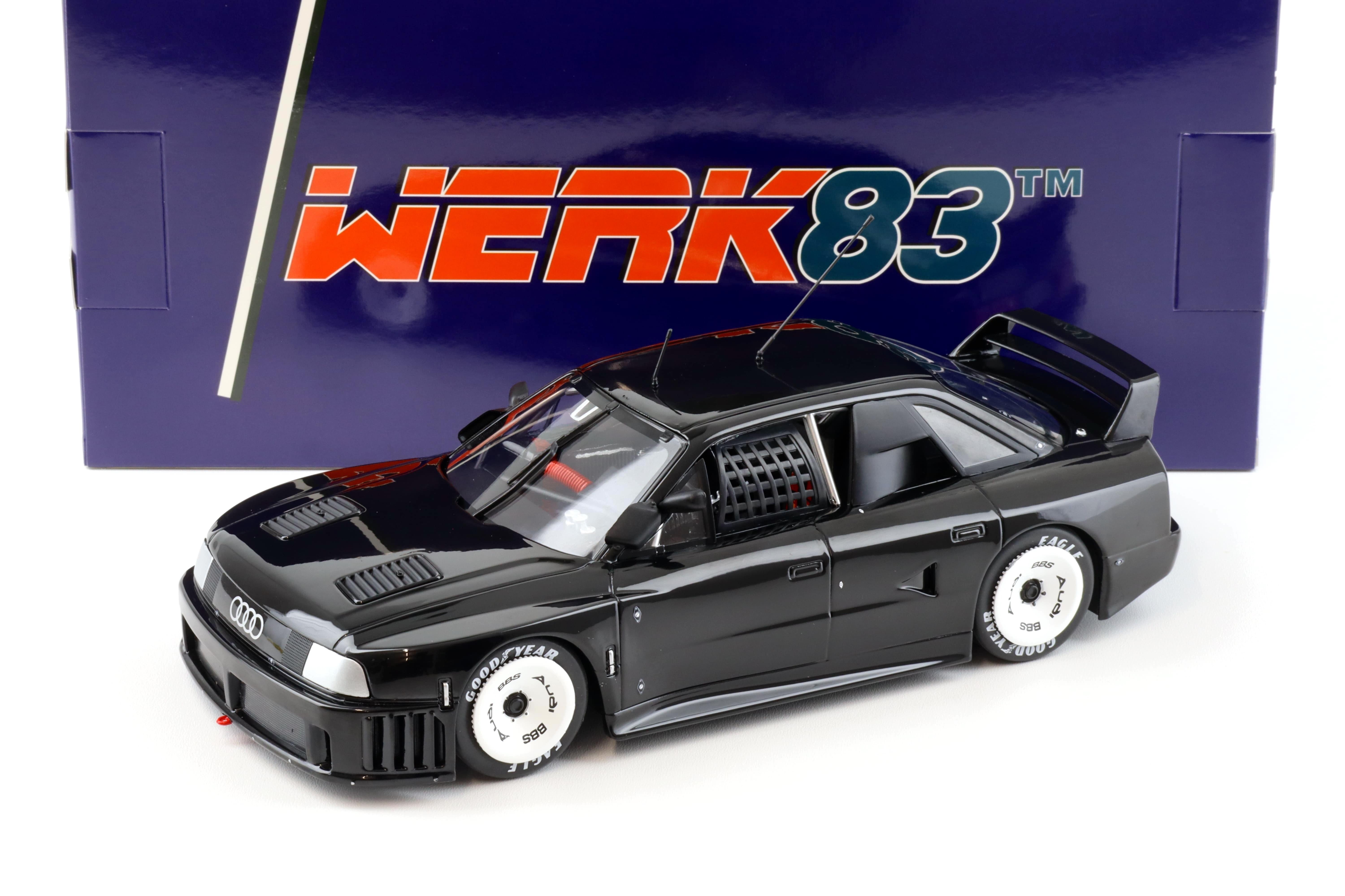 1:18 WERK83 Audi 90 IMSA GTO Test Car IMSA Series 1989 black 
