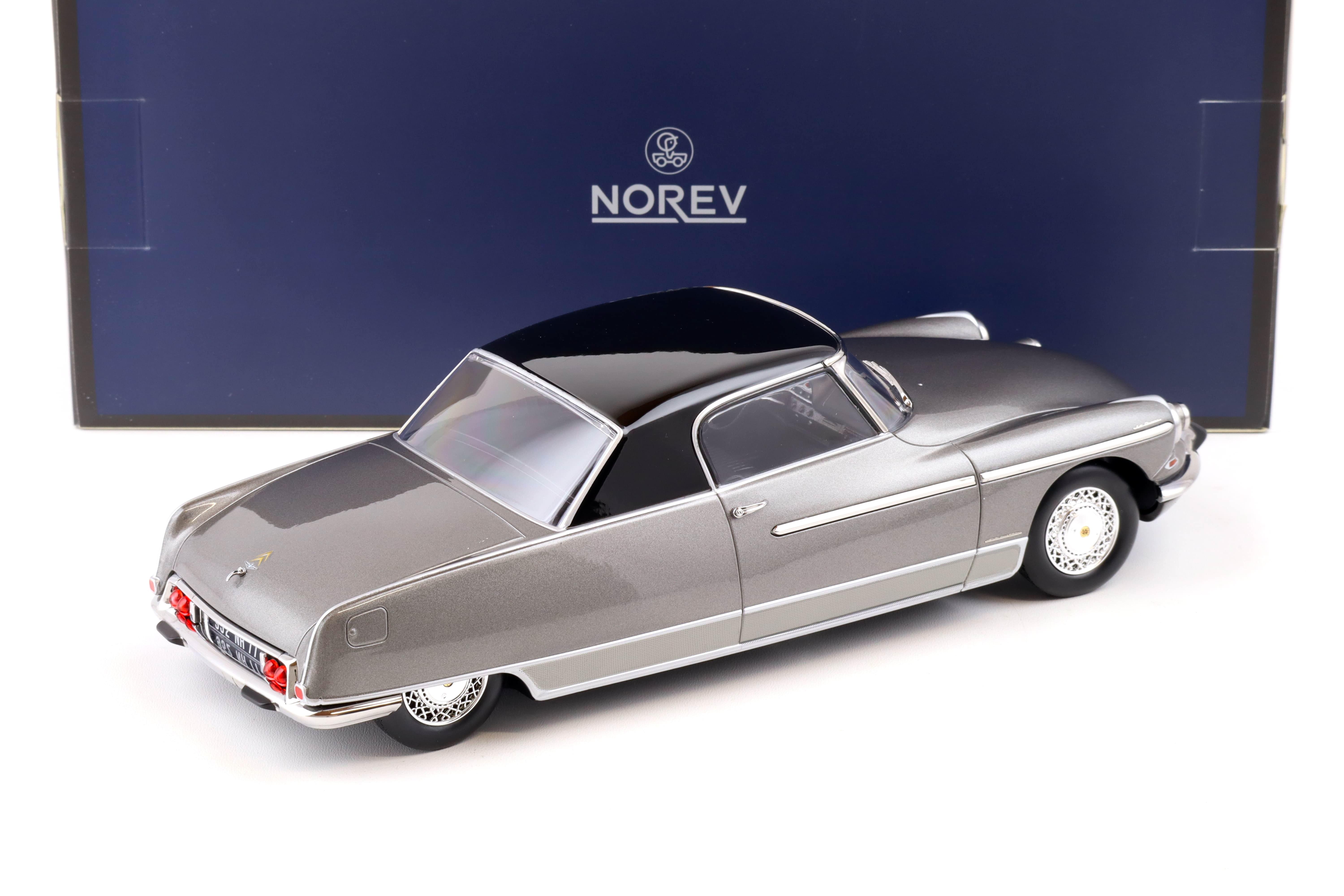 1:18 Norev Citroen DS 19 Le Dandy 1964 grey & black - Limited 300 pcs.