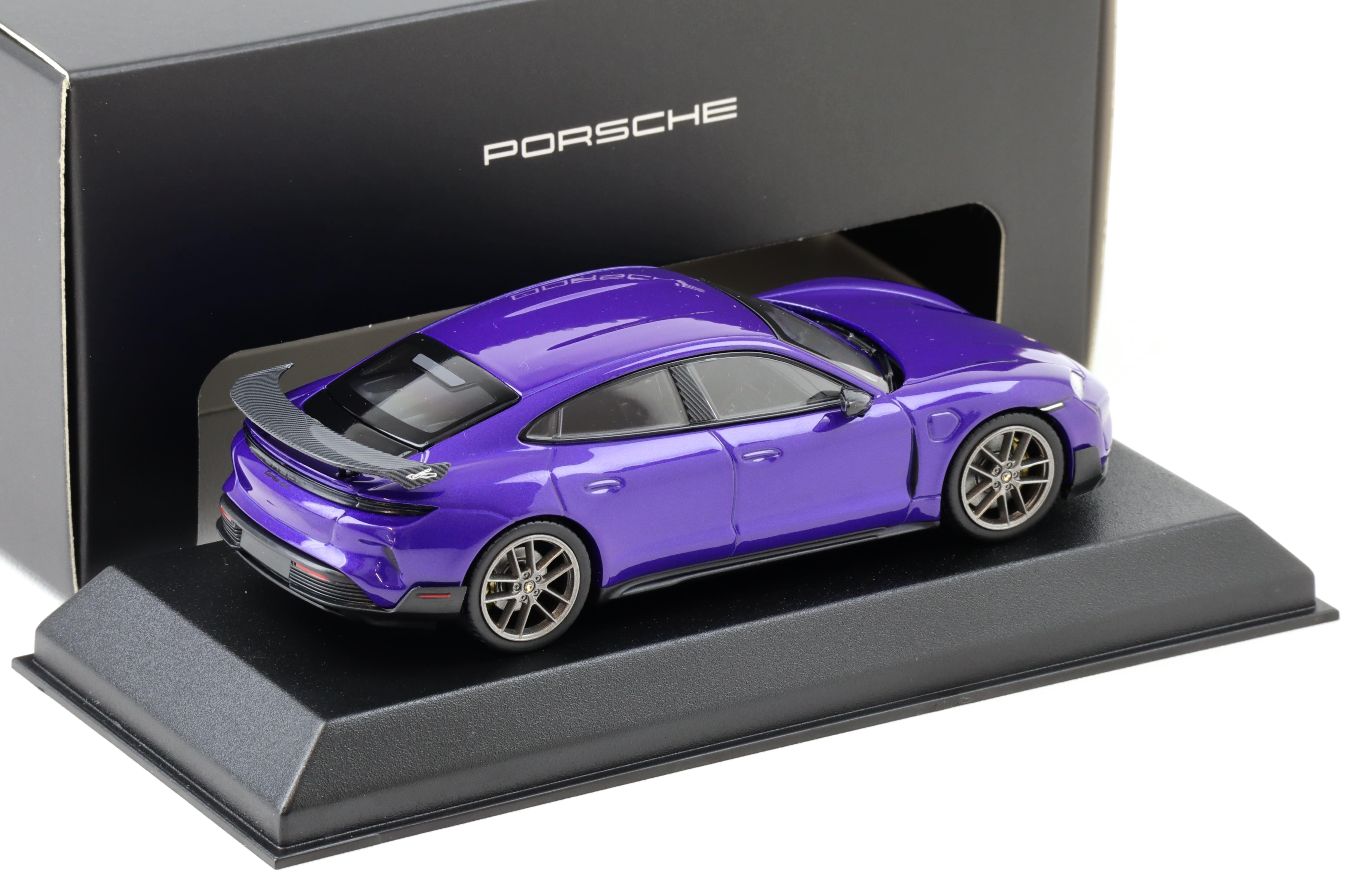 1:43 Norev Porsche Taycan Turbo GT Weissach Package purple sky metallic WAP DEALER