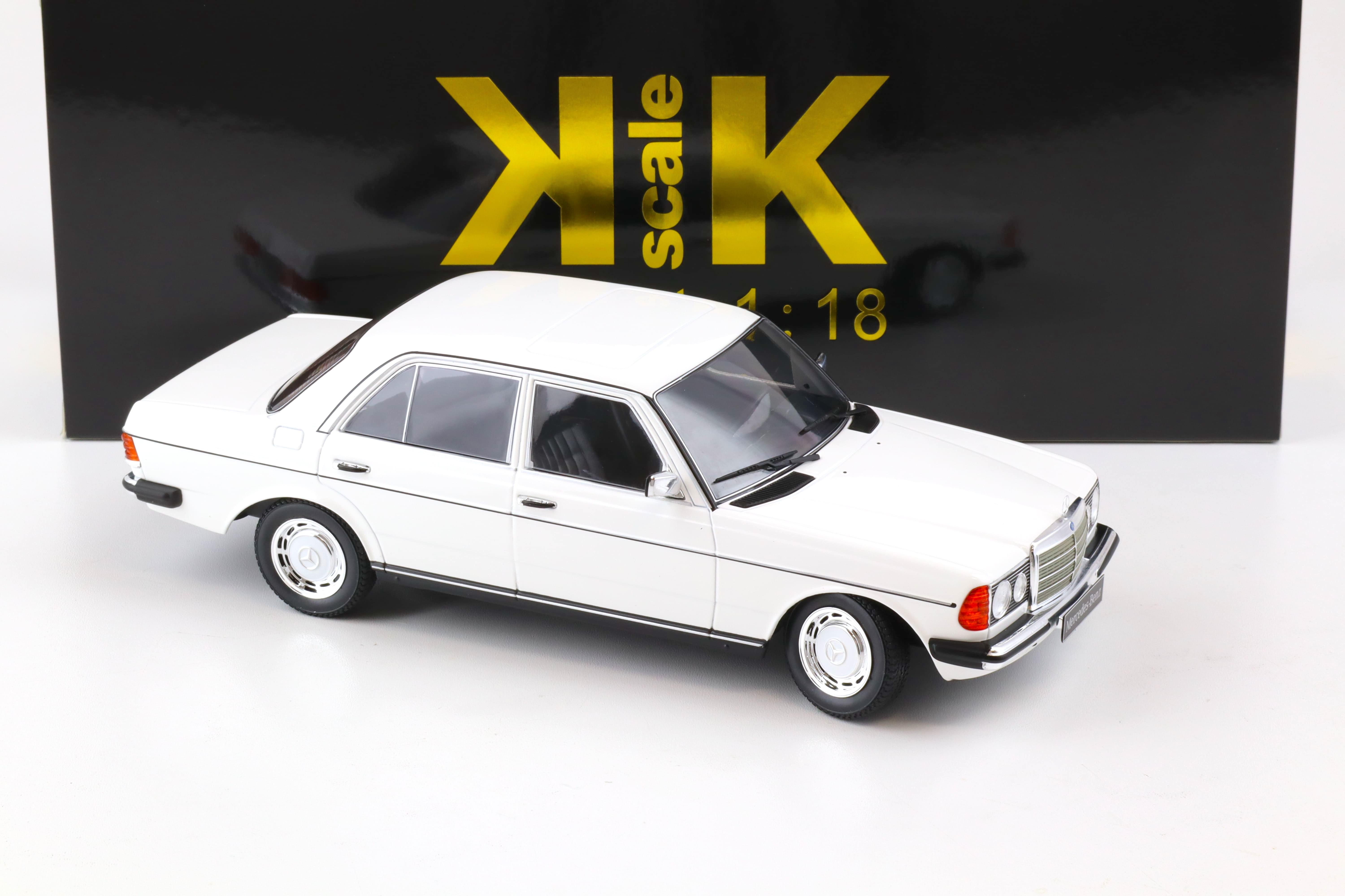 1:18 KK-Scale Mercedes 230E W123 Limousine white 1975