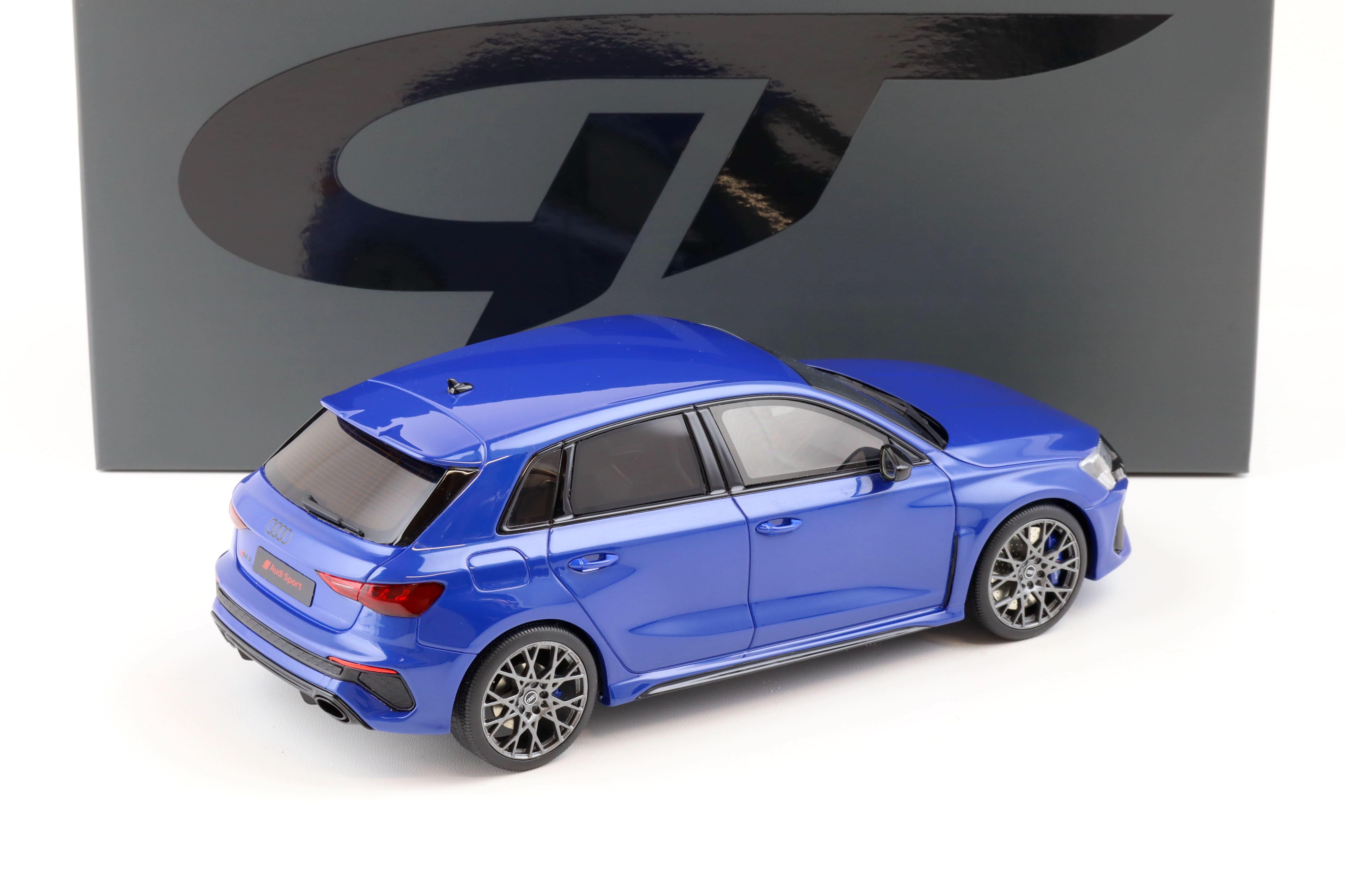 1 18 GT Spirit GT884 Audi RS3 Sportback Performance Edition blue 2022