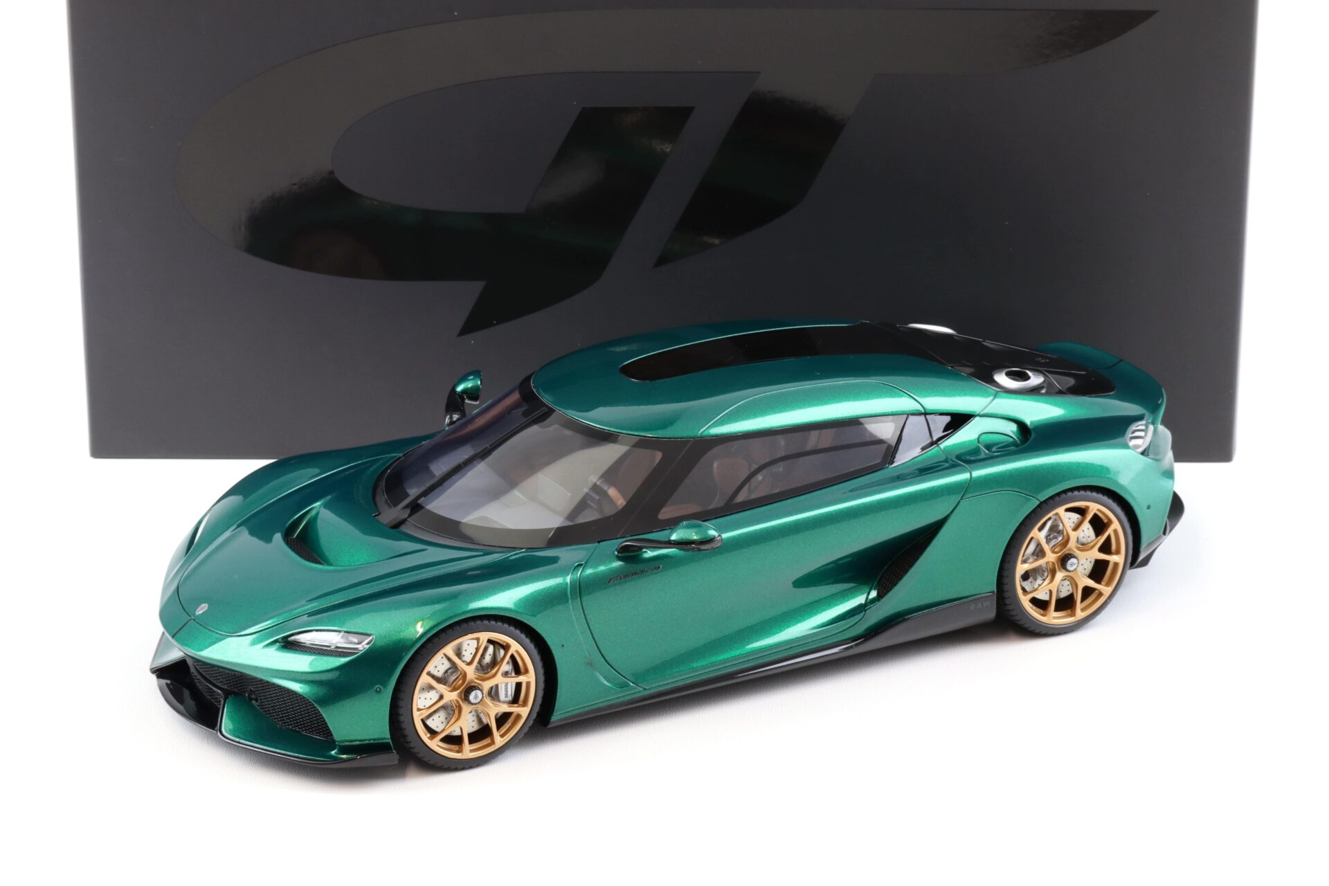 GT Spirit Modèle Résine Modèle Réduit Koenigsegg Gemera 2024 – GT Spirit 1/18, Vert Racing, Résine, édition Limitée Koenigsegg 2024 édition Limitée