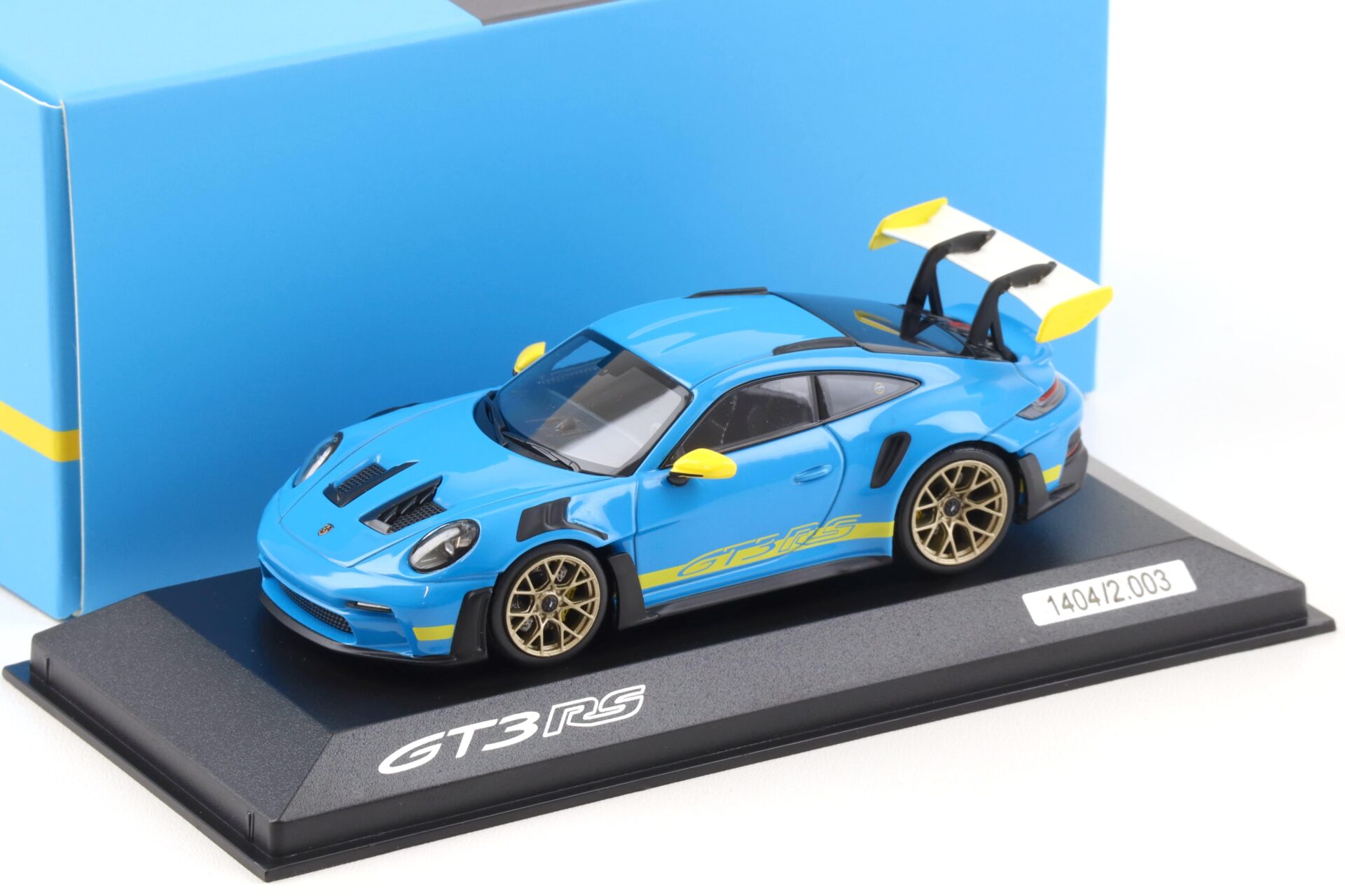 Porsche 911 (992) GT3 RS Bergmeister 2024 – Miniature Minichamps 1/18 En Résine Jaune