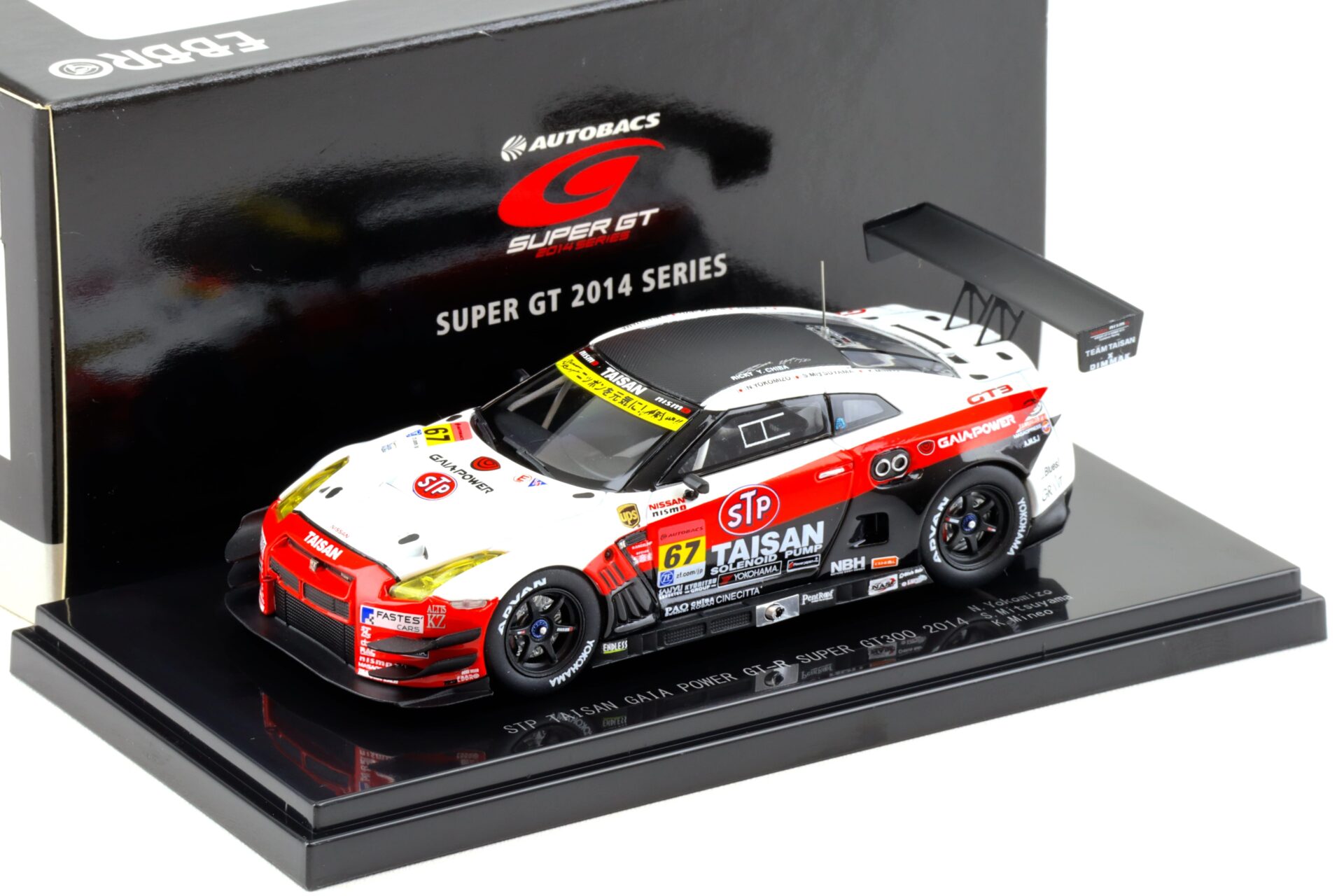 中古】ミニカー 1/43 STP TAISAN GAIA POWER GT-R SUPER GT300 2014