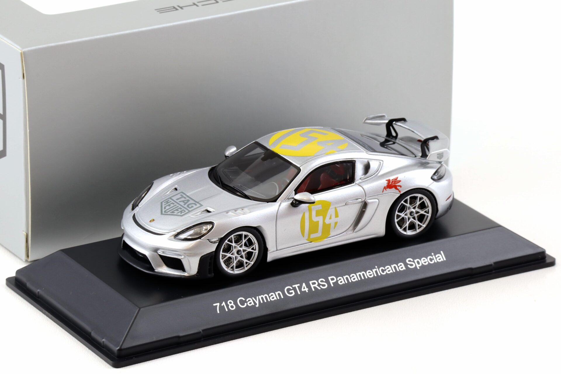 ID 100766 orig 1.jpg 1:43 Spark Porsche 718 Cayman GT4 RS Panamericana Special #154 MAP Porsche Museum