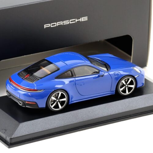 1:43 Minichamps Porsche 911 992.2 Carrera Coupe Lugano azul WAP DEALER - Imagen 2