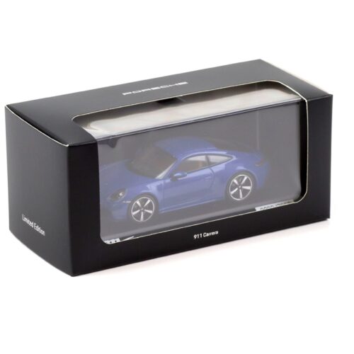1:43 Minichamps Porsche 911 992.2 Carrera Coupe Lugano azul WAP DEALER - Imagen 3