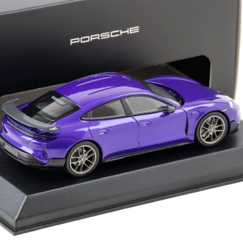 1:43 Norev Porsche Taycan Turbo GT Paquete Weissach púrpura cielo metálico WAP DEALER - Imagen 2