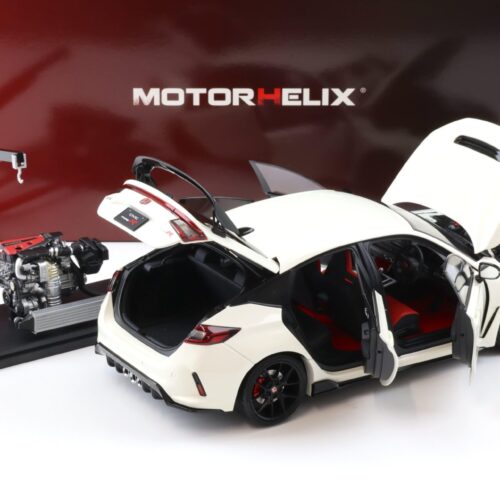 1:18 Motorhelix Honda Civic Type R (FL5) Campeonato blanco 2022 M85301 - Imagen 5